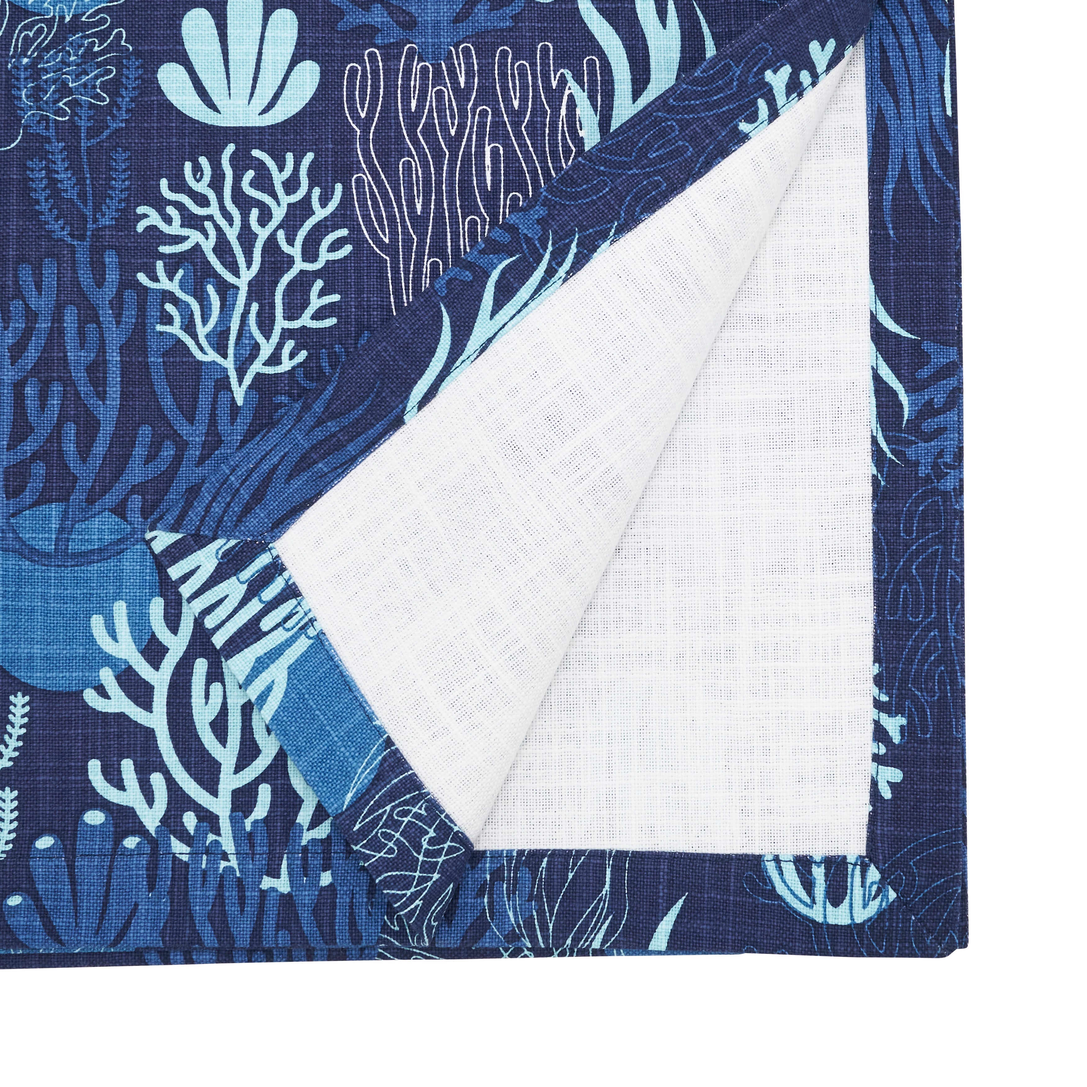 Ocean Depths Coral Table Runner