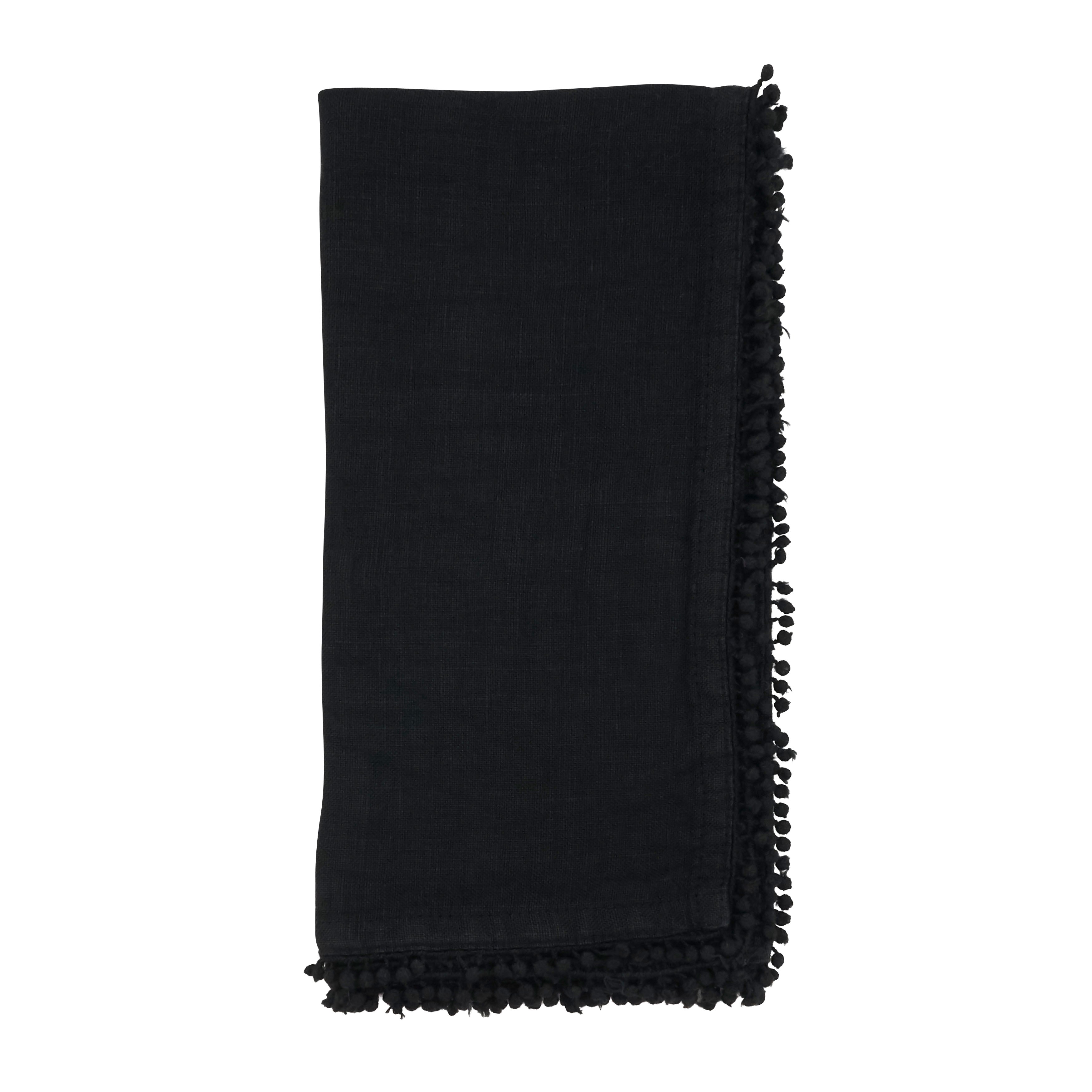 Pom Pom Design Table Napkin, Set of 4