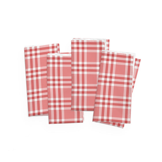 Red-Plaid-Napkins,-Set-of-4-Accessories