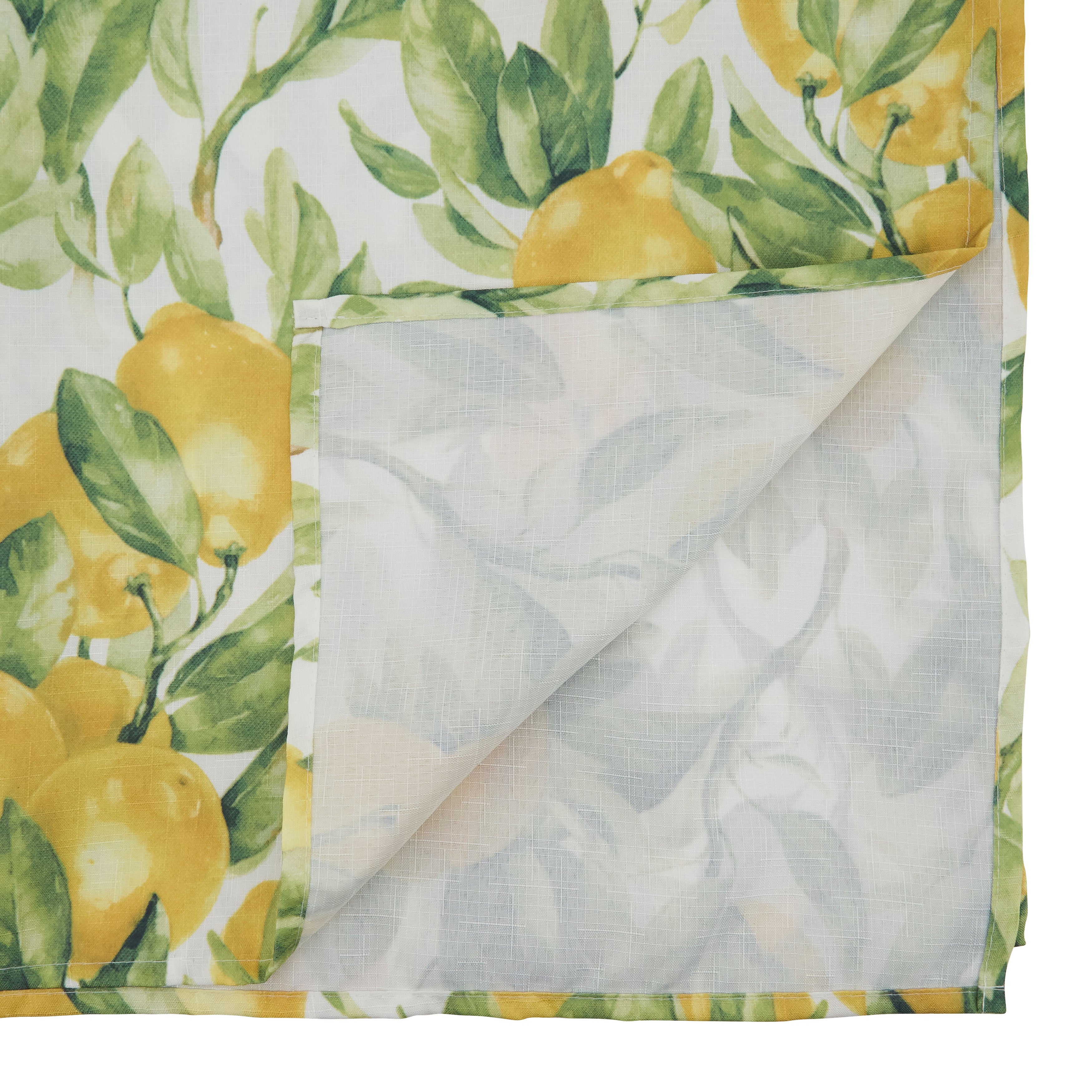Printed Lemon Tablecloth