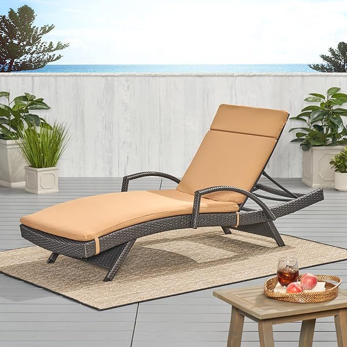 Salem Outdoor Chaise Lounge Cushion, Set of 2