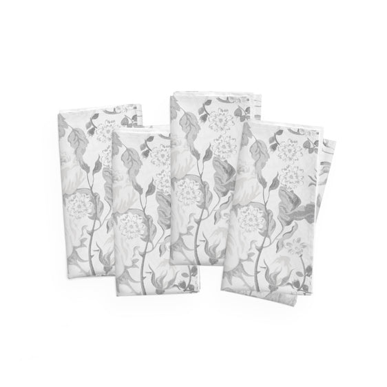 Fall-Grey-Florals-Accent-Napkin,-Set-of-4-Accessories
