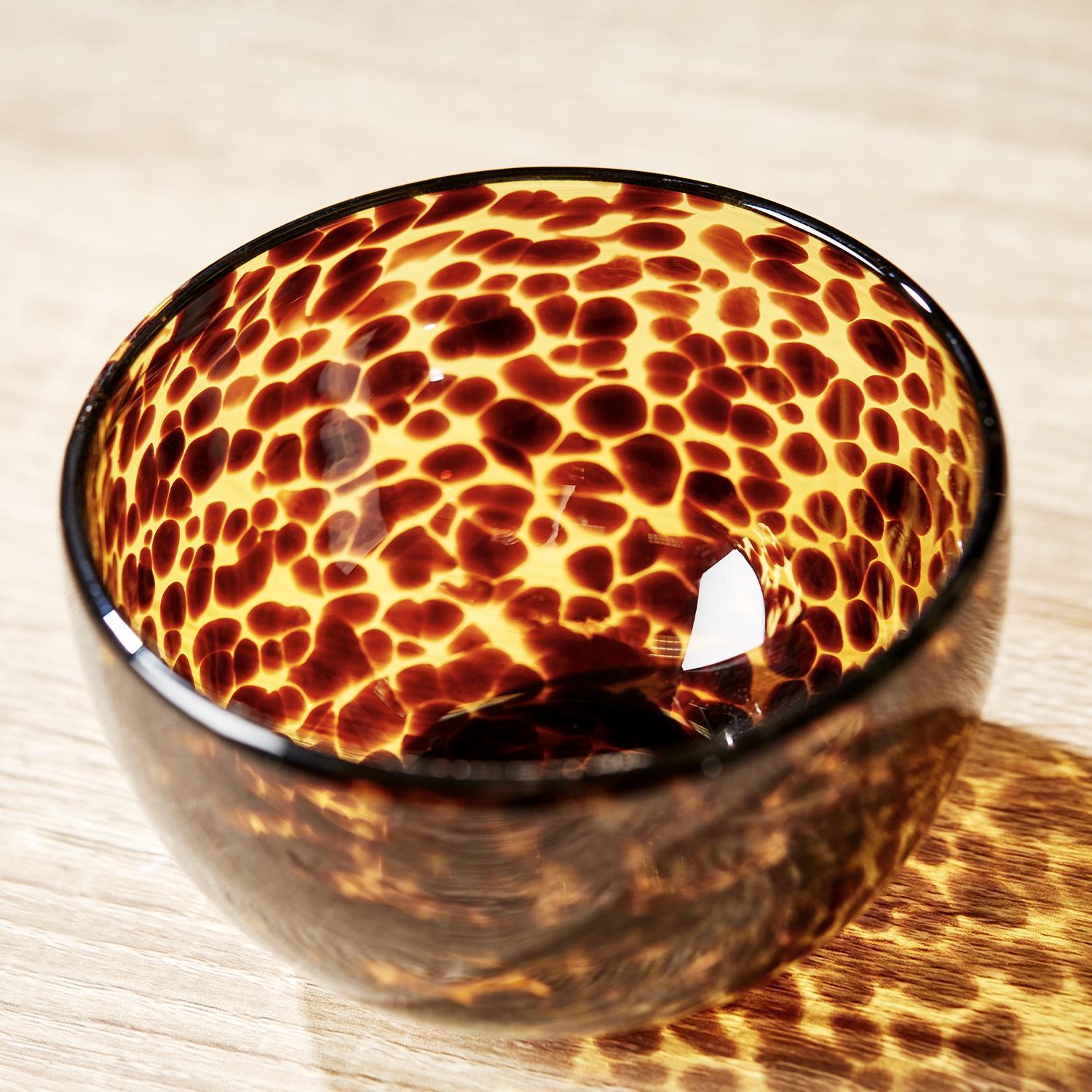 Tortoise Print Tidbit Bowl, Set of 2