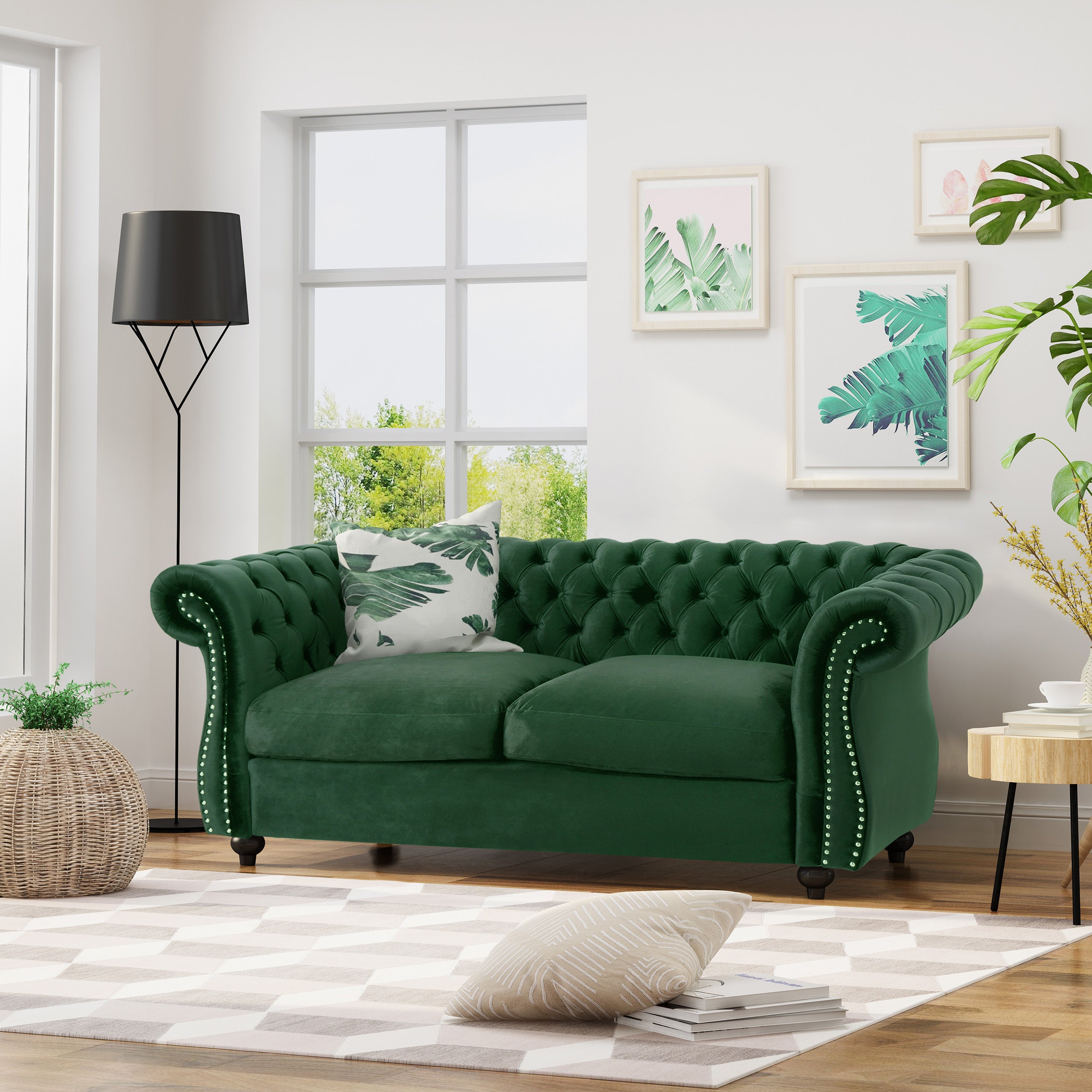 Chesterfield Style Loveseat