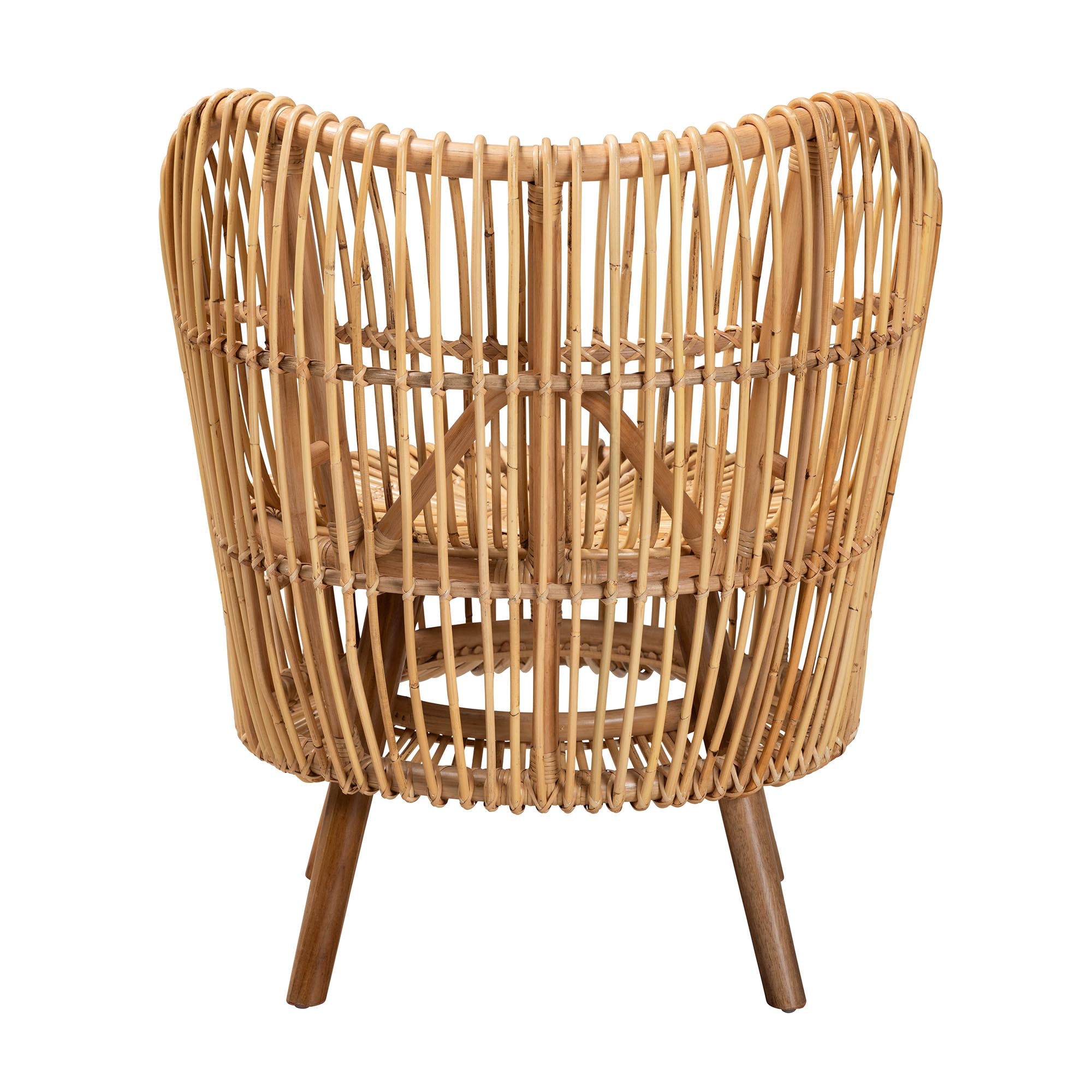 Camellia Rattan Tall Lounge Chair