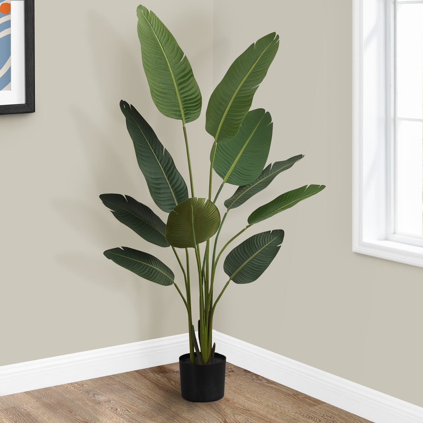60" Tall Artificial Bird Of Paradise Tree with Pot