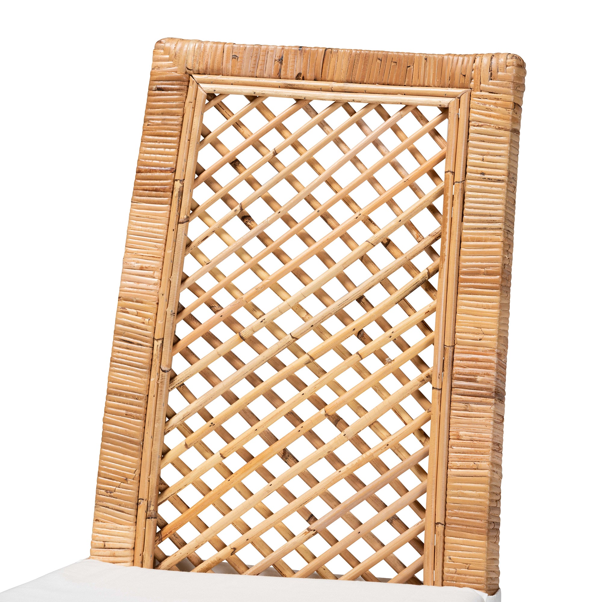Norene Rattan 2-Piece Dining Chair Set