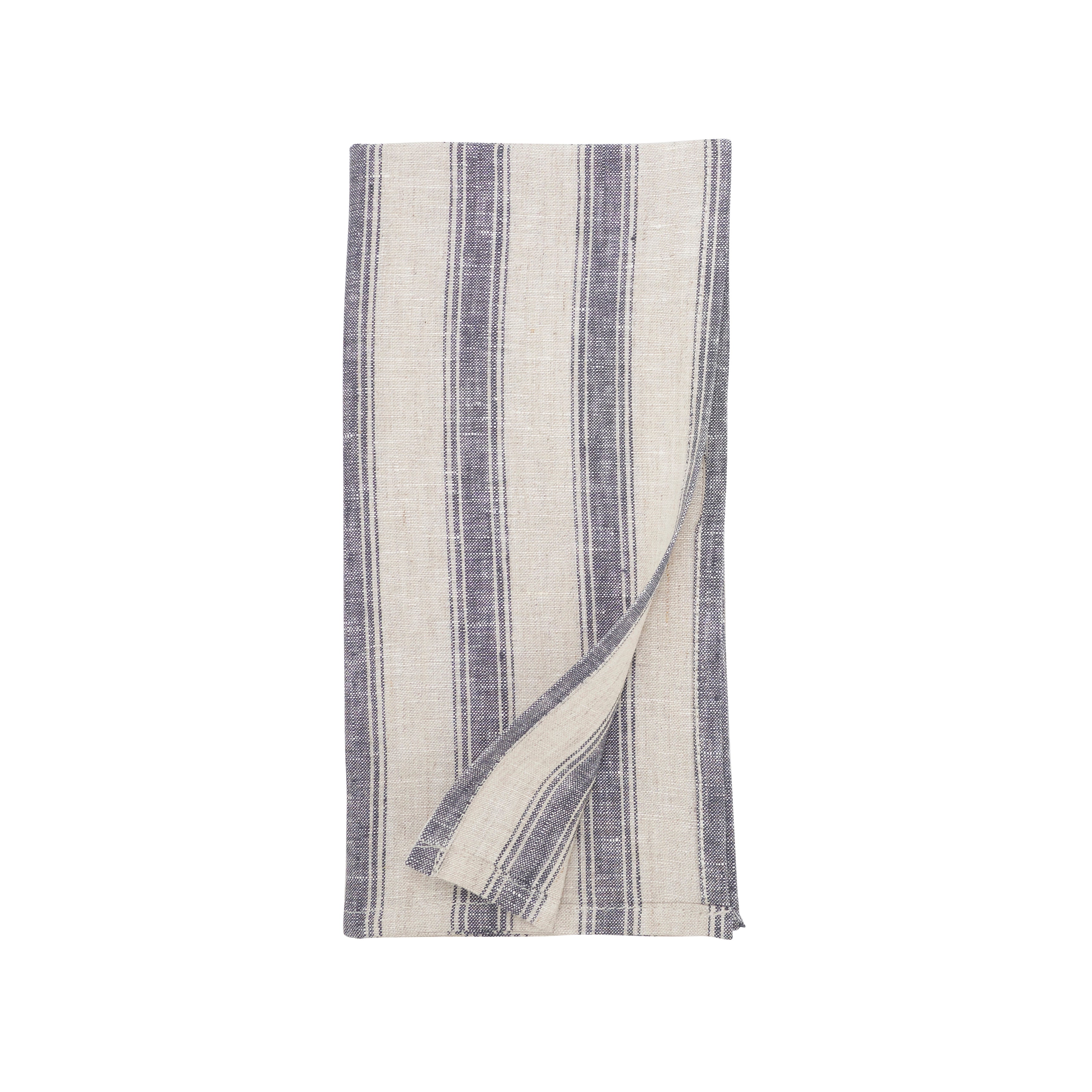 Classic Striped Pure Linen Napkin, Set of 4