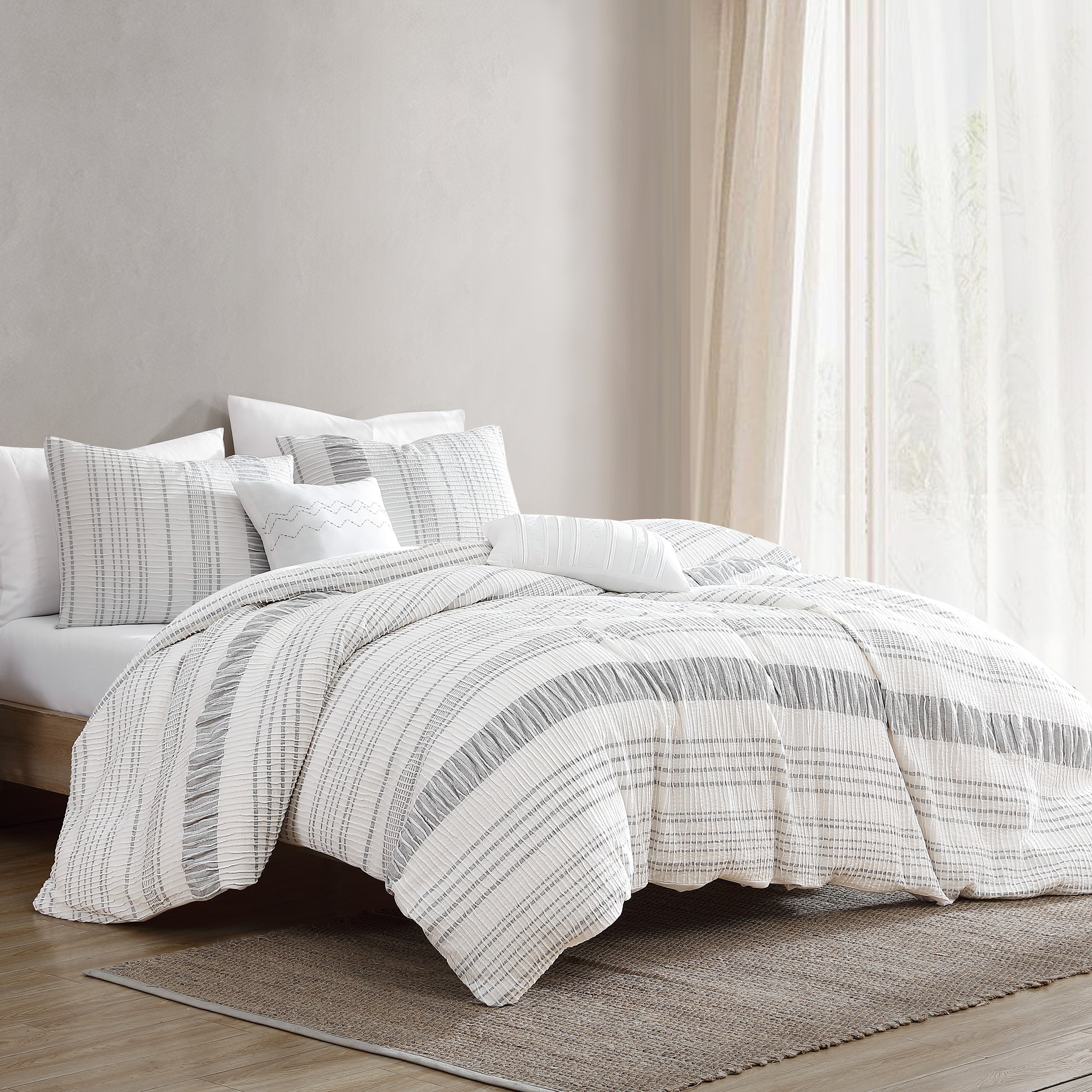 Sutton 6 Piece Comforter Cover Set