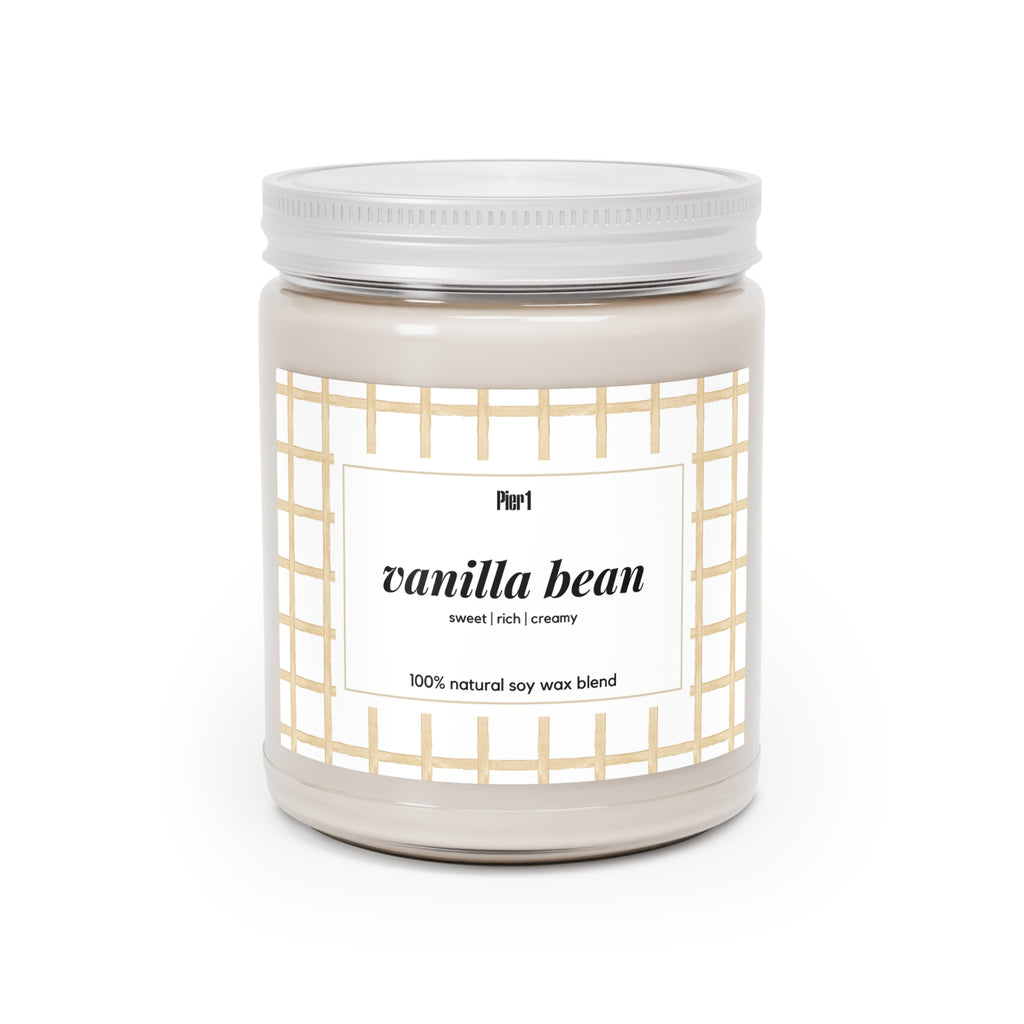 Vanilla-Bean-Soy-Candle,-9oz-Home-Decor