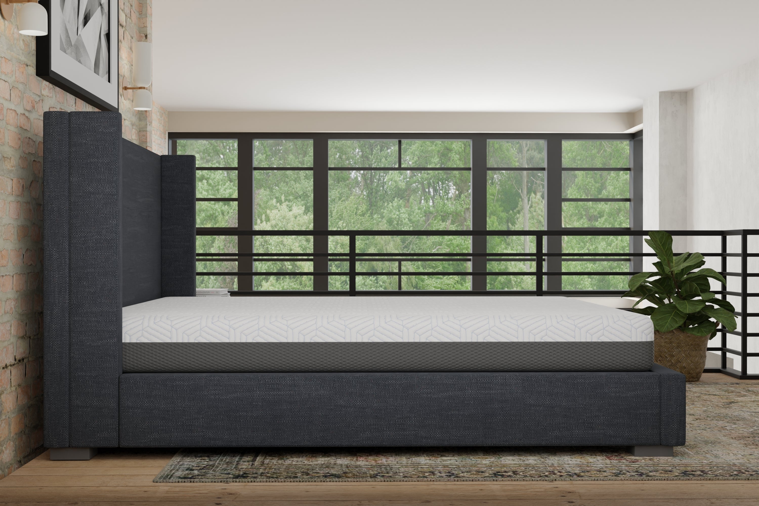 BedTech Pur Chill 10" Medium Firm Mattress With Phase Change Cooling Fabric