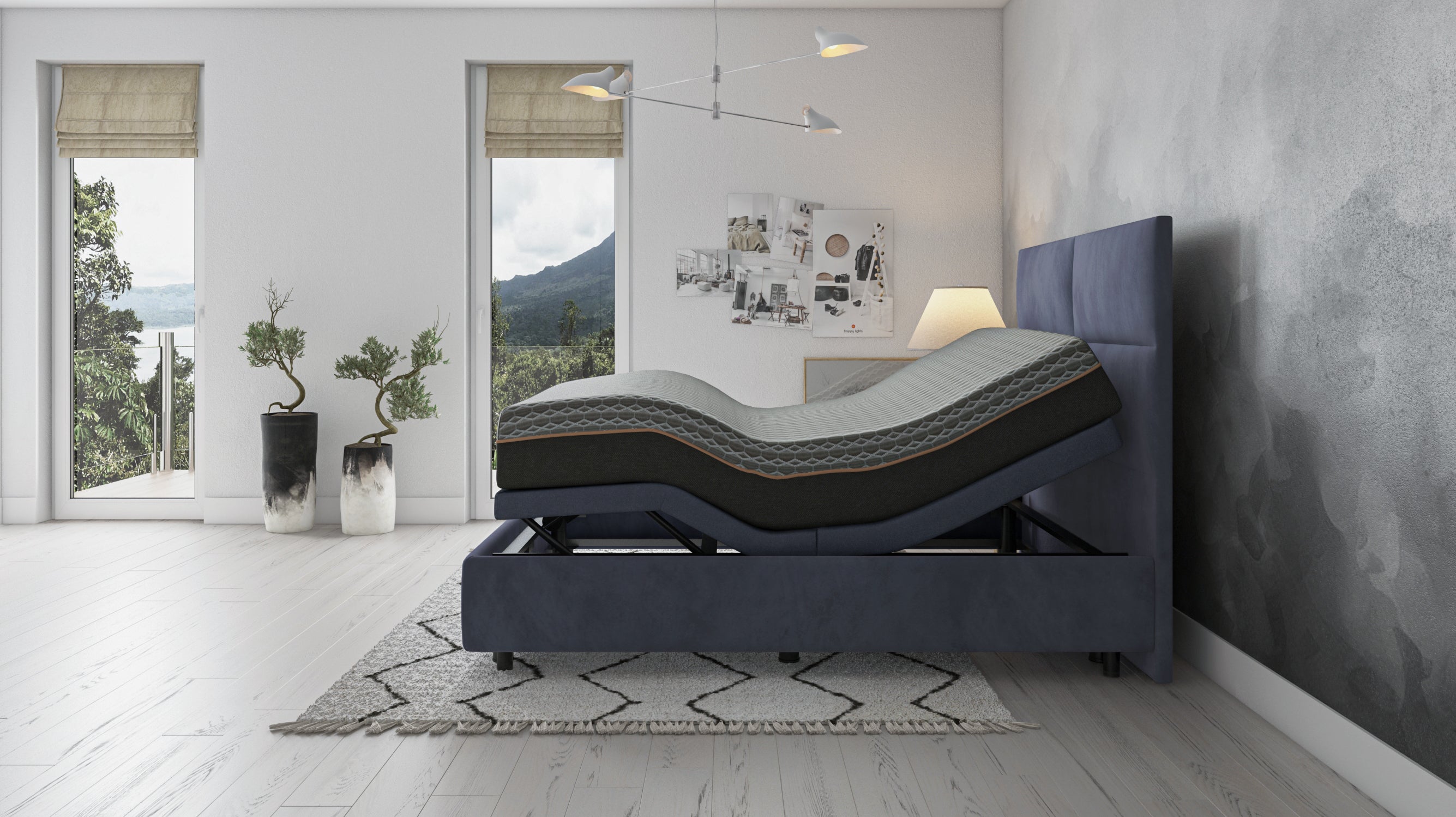 BedTech Copper Lux Hybrid 12" Mattress With Copper Infused Contouring Memory Comfort Layer and Supportive Coil System