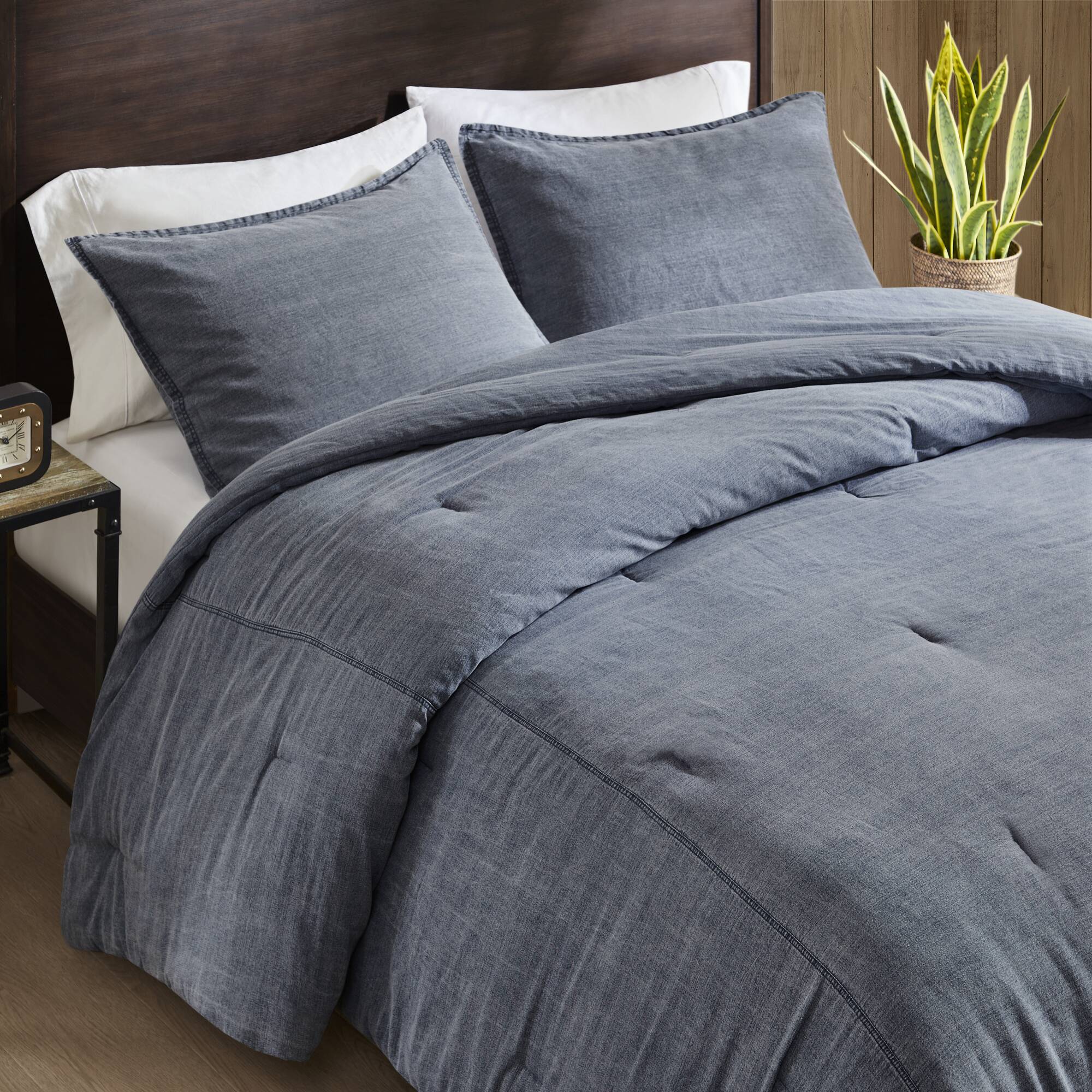 2-Piece Twill Washed Comforter Set