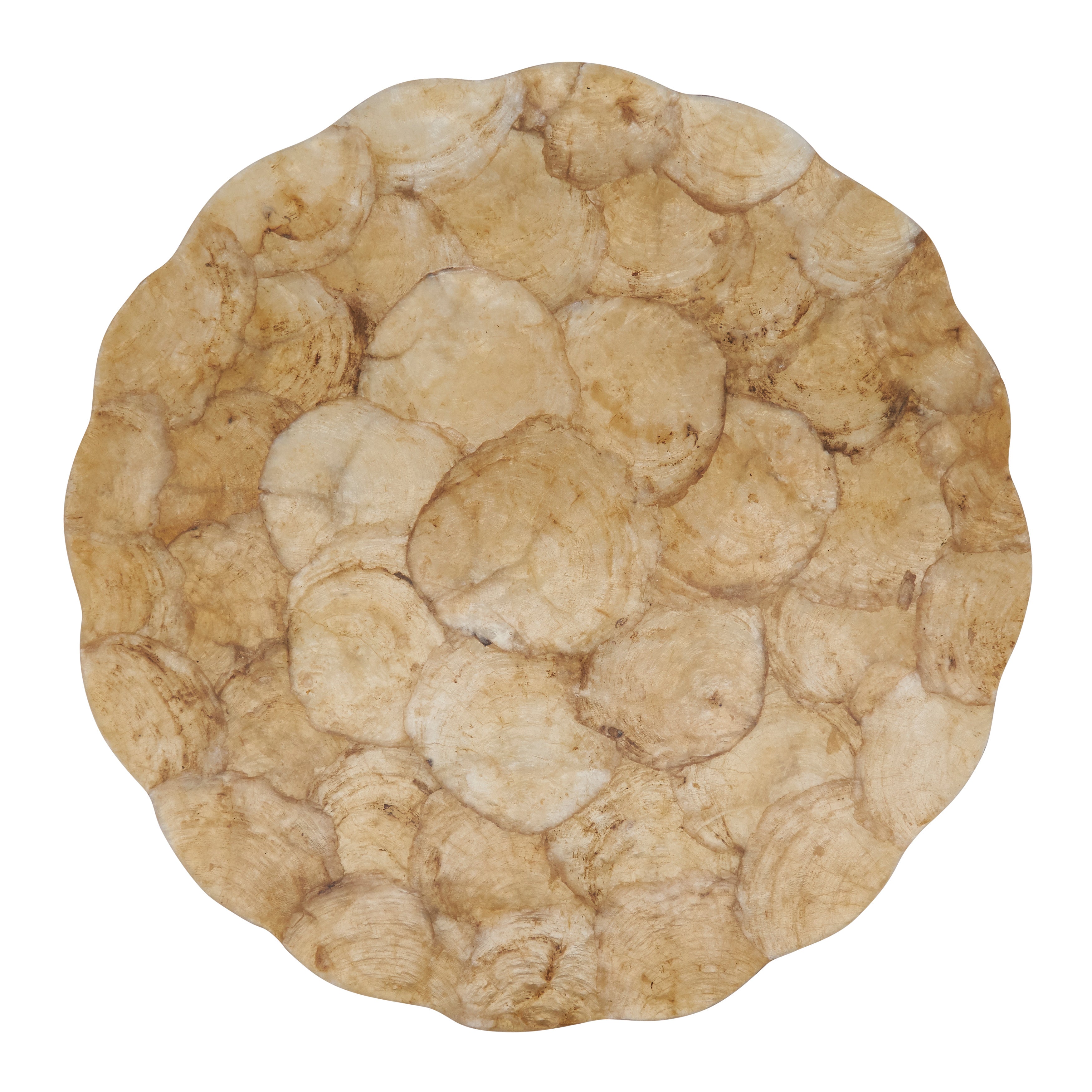 Scalloped Capiz Placemat, Set of 4