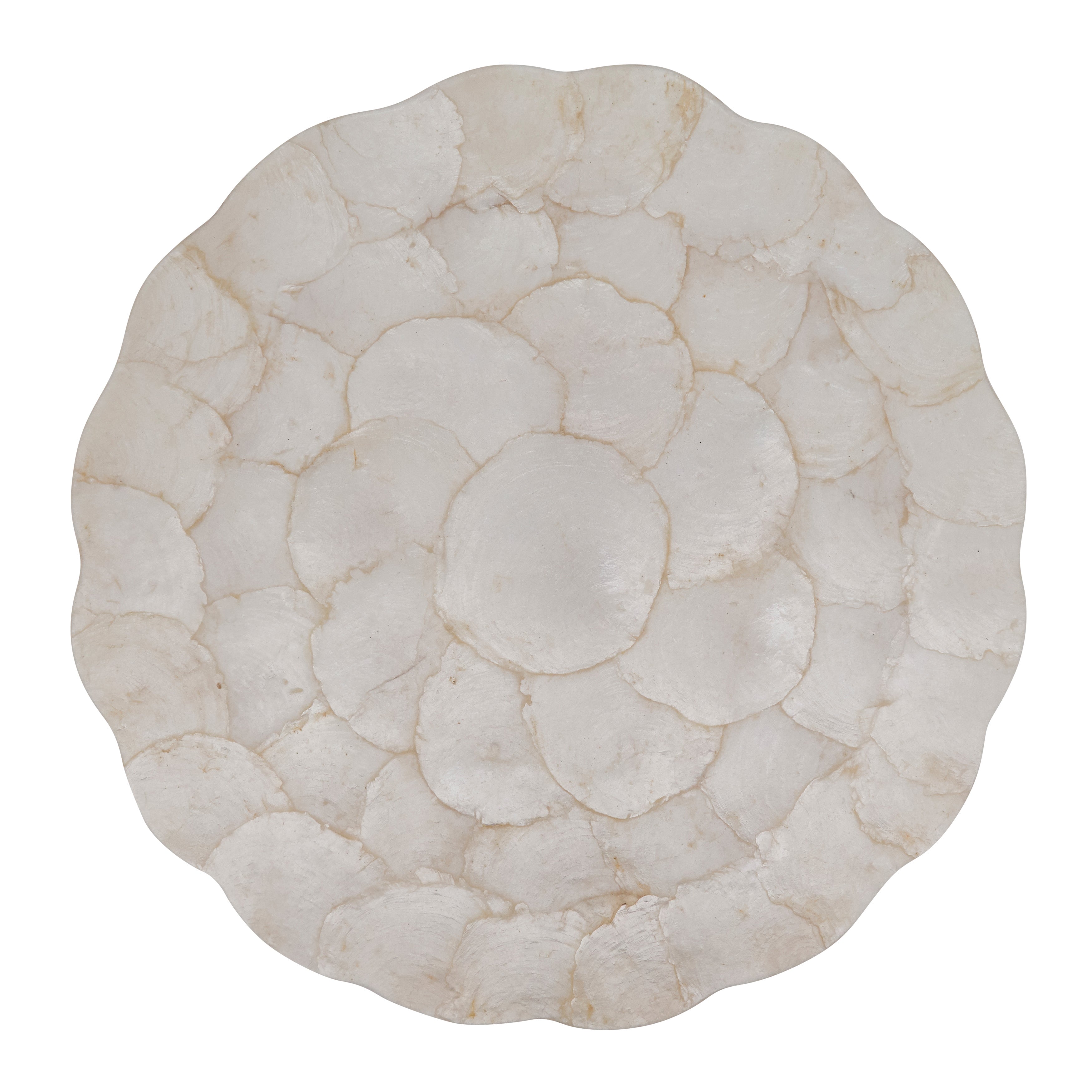 Scalloped Capiz Placemat, Set of 4