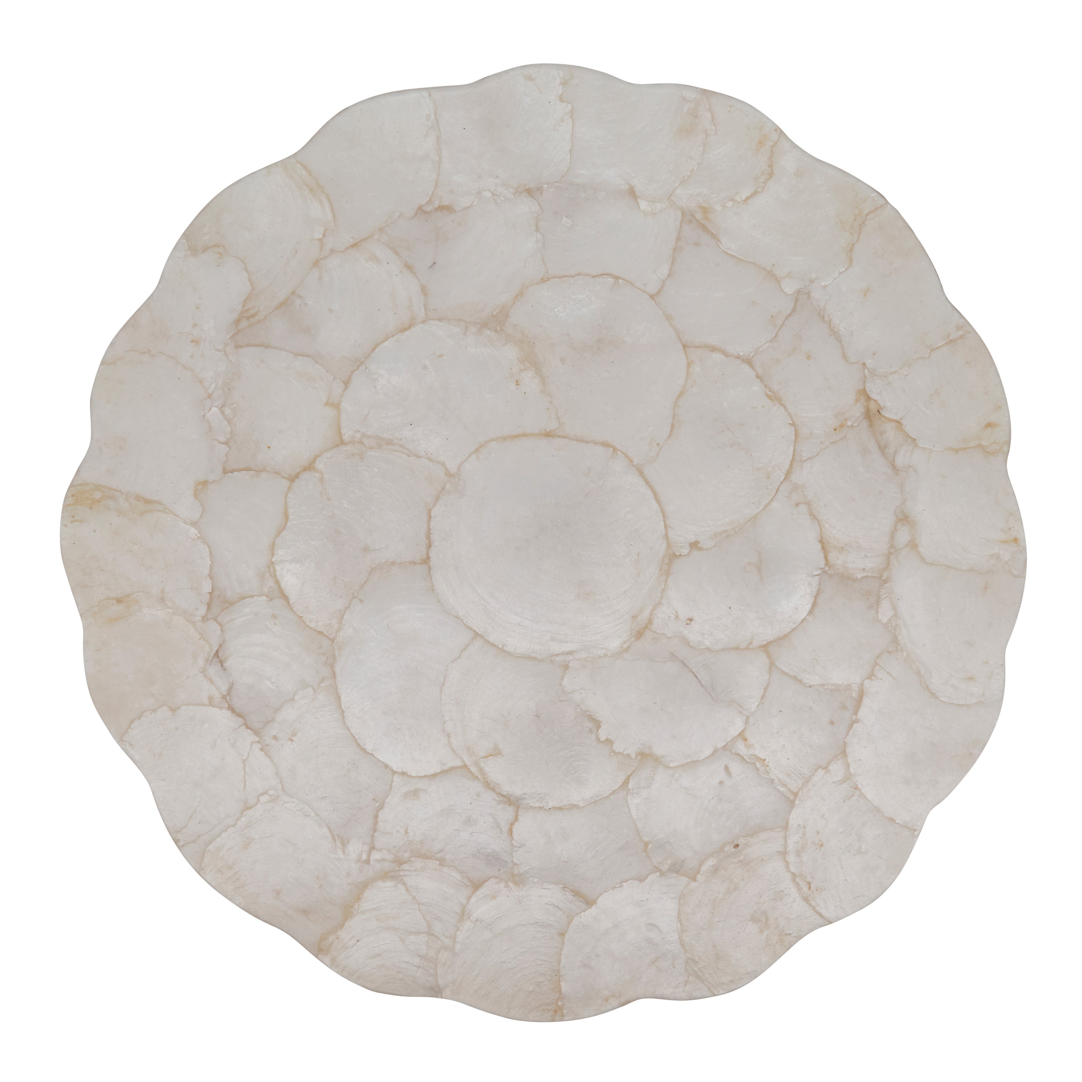 Scalloped Capiz Placemat, Set of 4