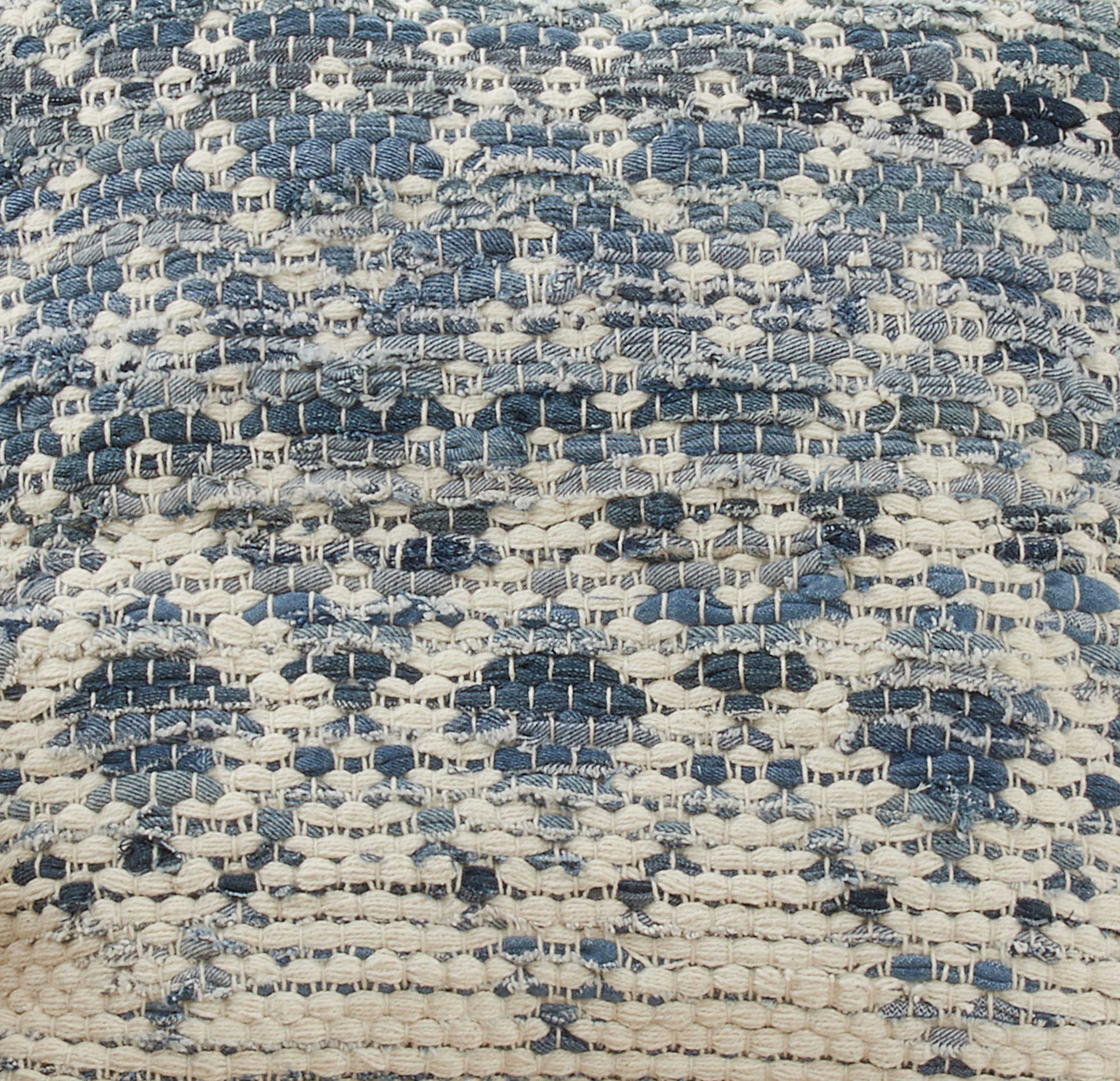 Diamond Chindi Poly Filled Throw Pillow