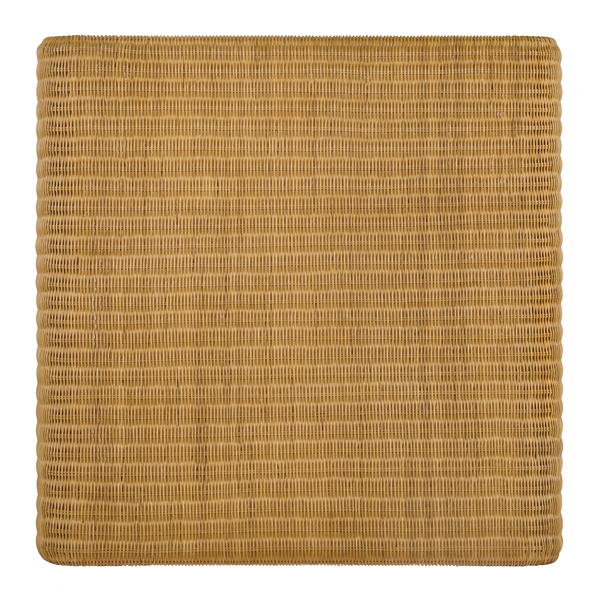 Gage 2-Piece Coffee and End Table Set with Woven Rattan Finish