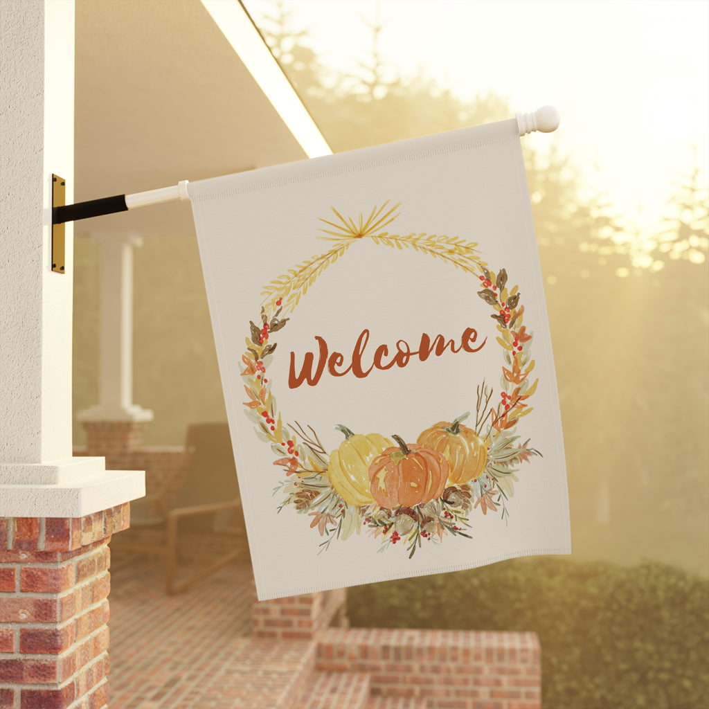 Welcome-Harvest-Wreath-Garden-&-House-Banner-Home-Decor