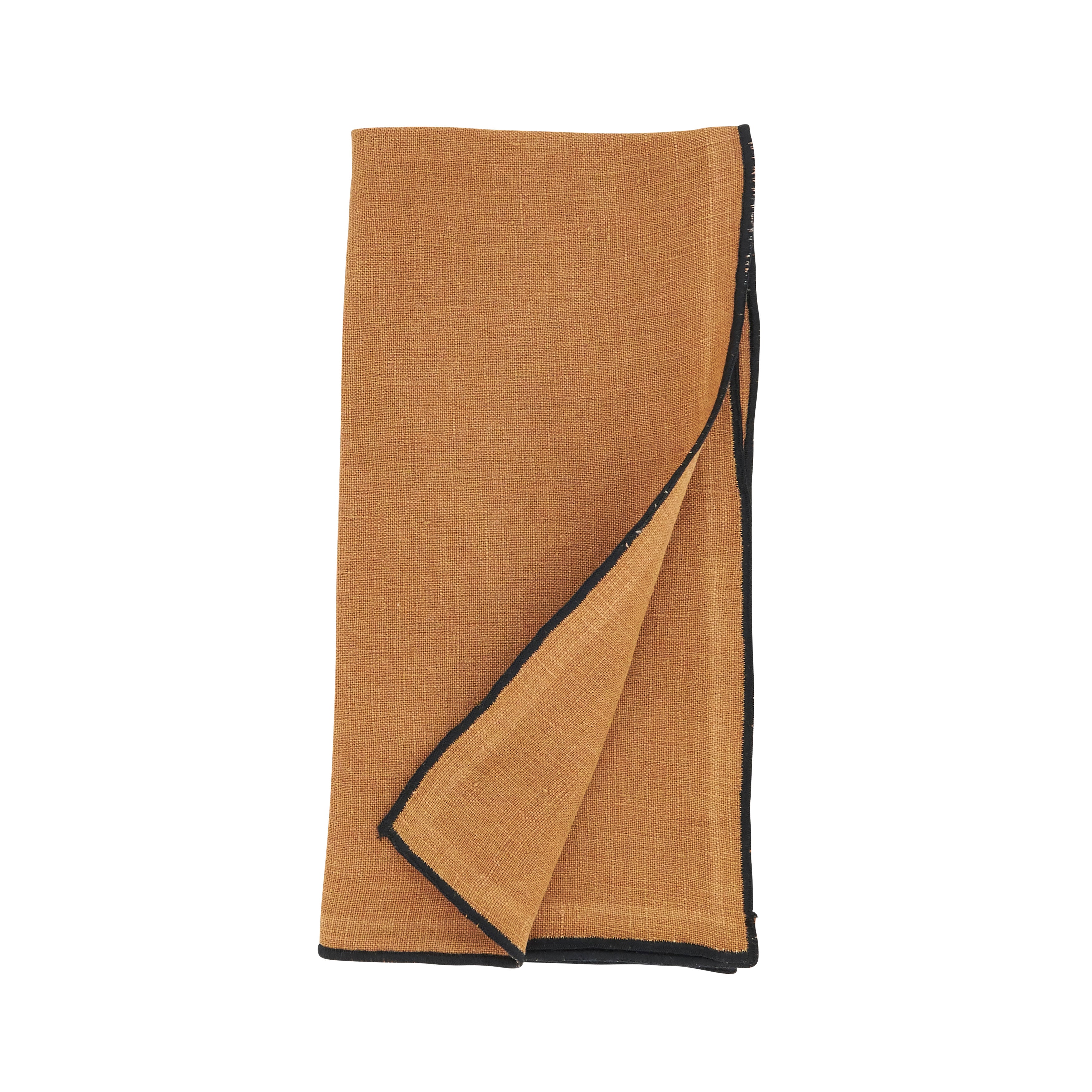 Stonewashed Stitch Border Table Napkin, Set of 4