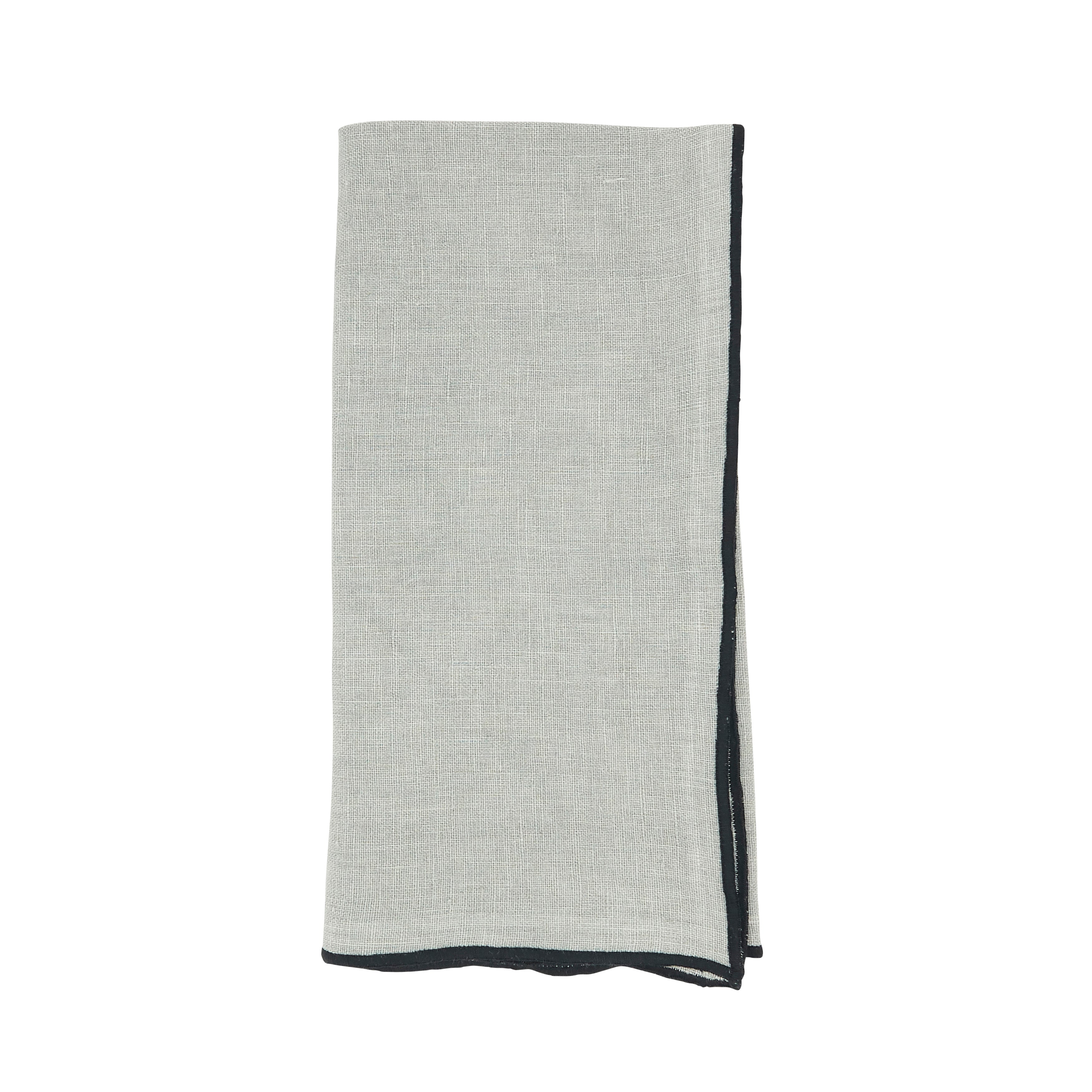 Stonewashed Stitch Border Table Napkin, Set of 4