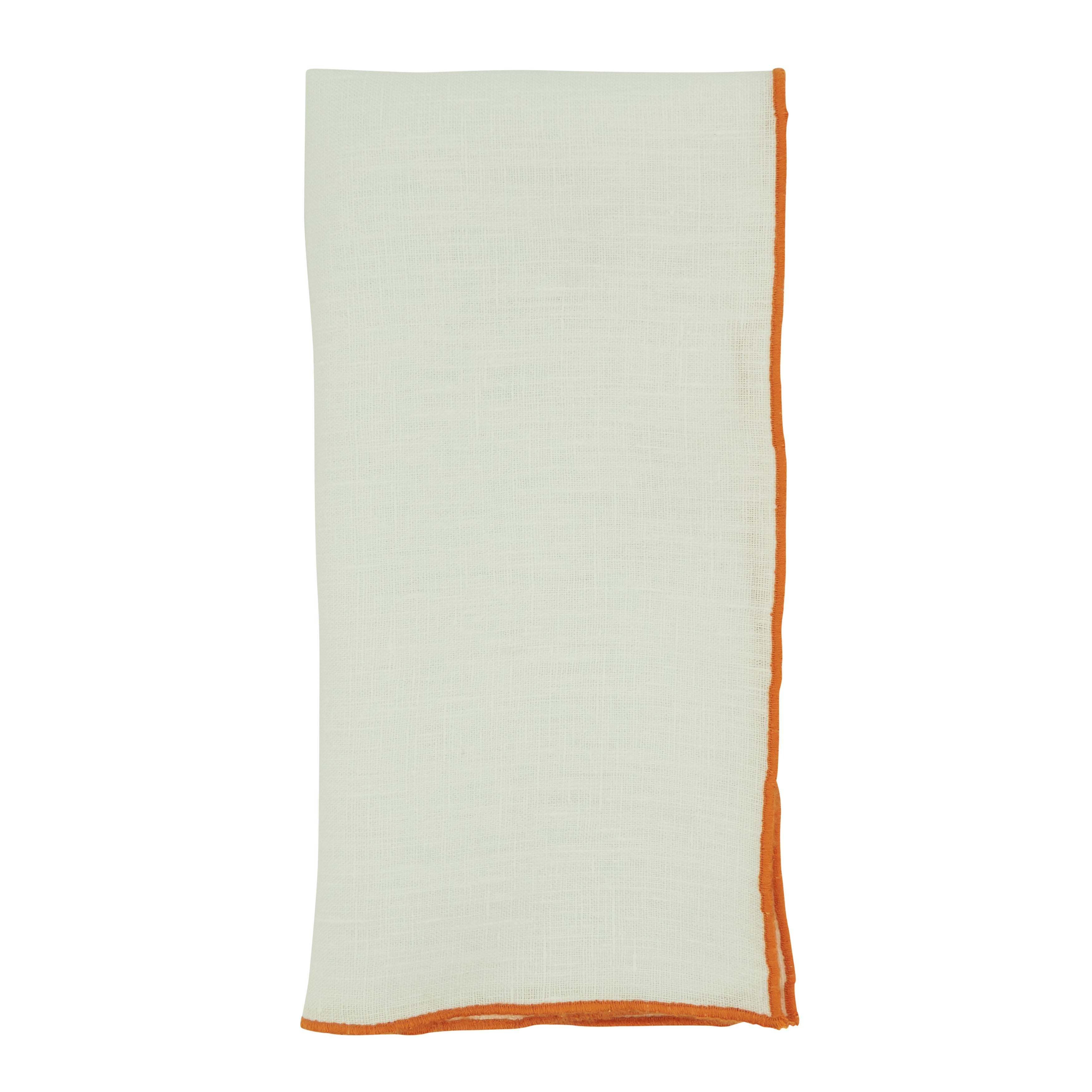 Stonewashed Stitch Border Table Napkin, Set of 4