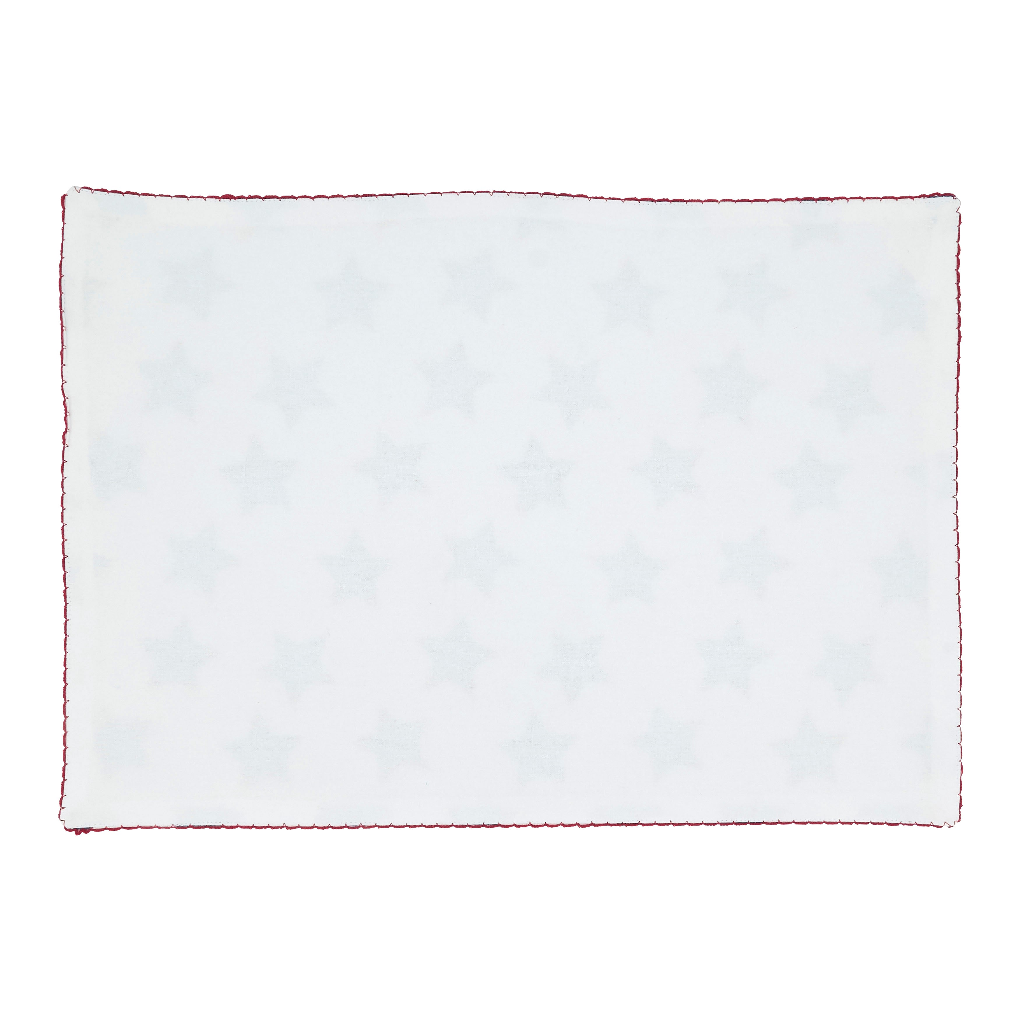 Whipstitch Americana Stars Placemat, Set of 4