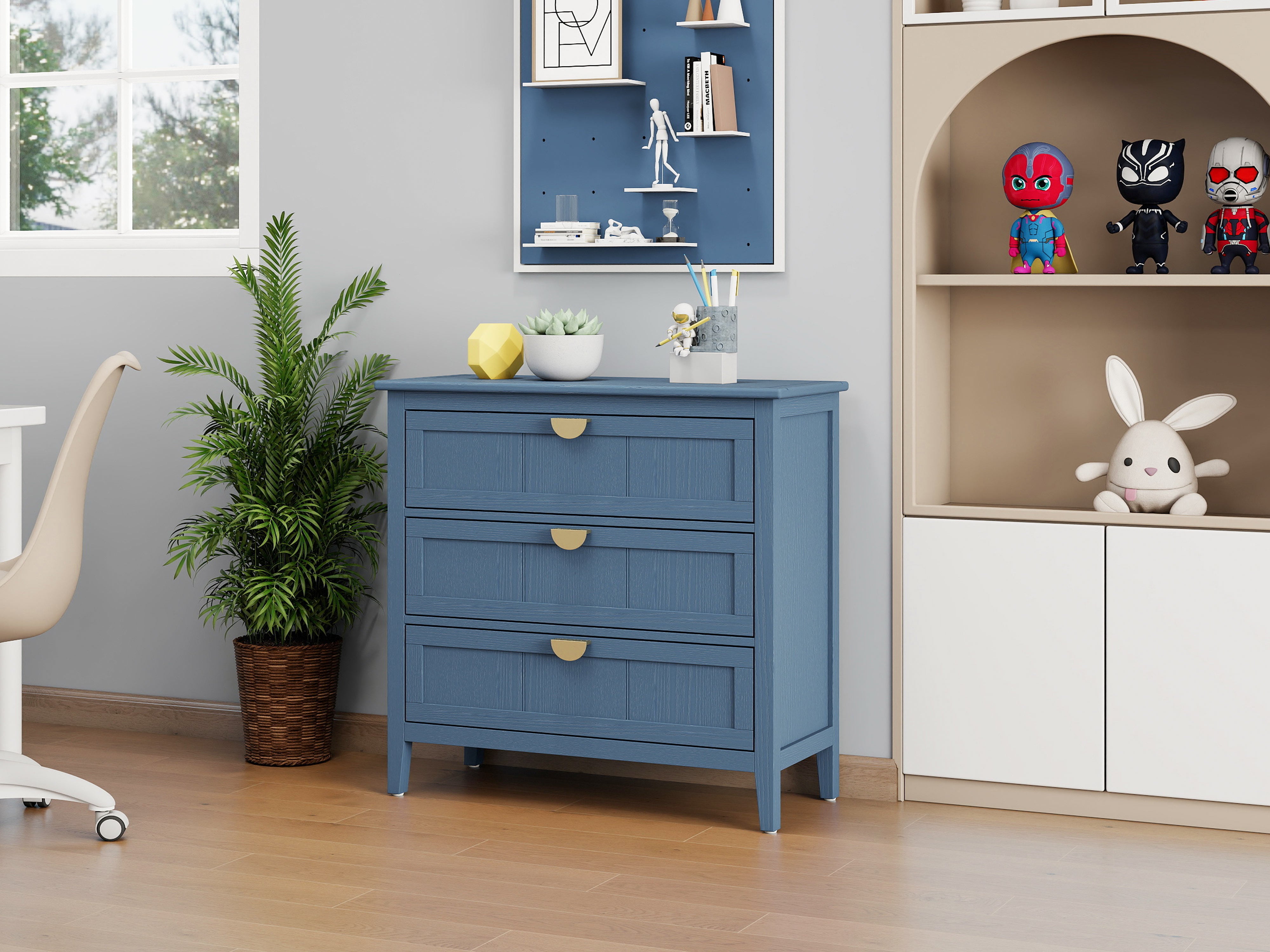 3-Drawer Chest