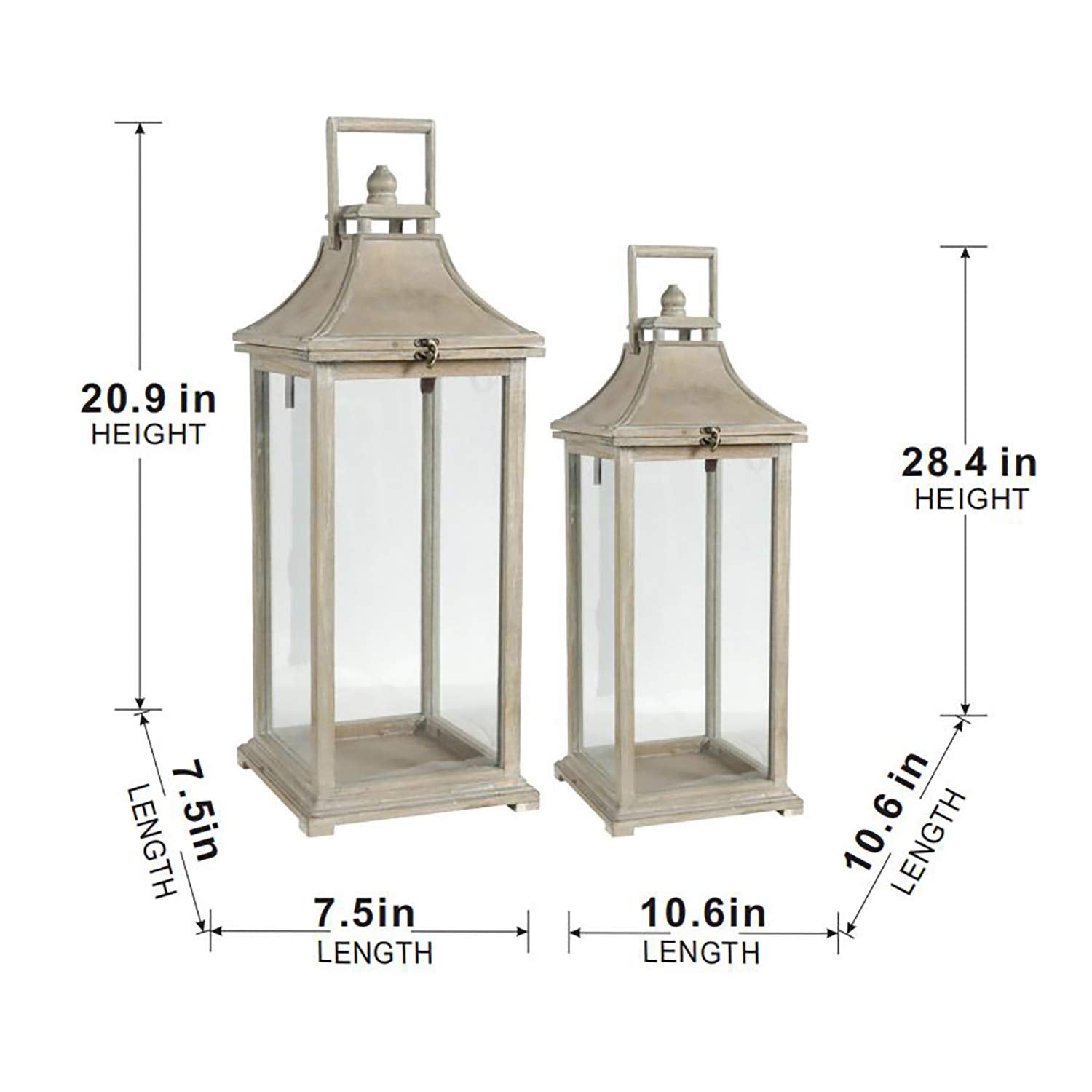 Classic Lantern, Set of 2