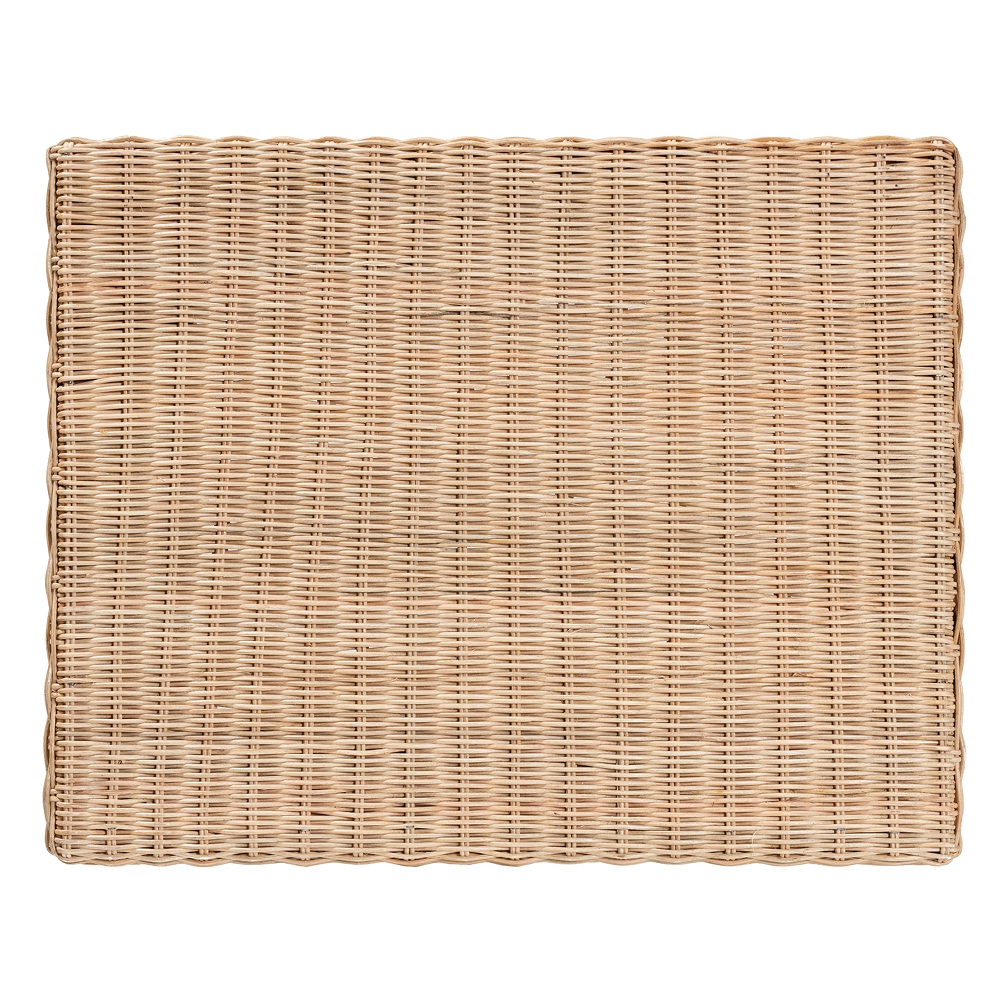 Aina Rattan and Mahogany Bench