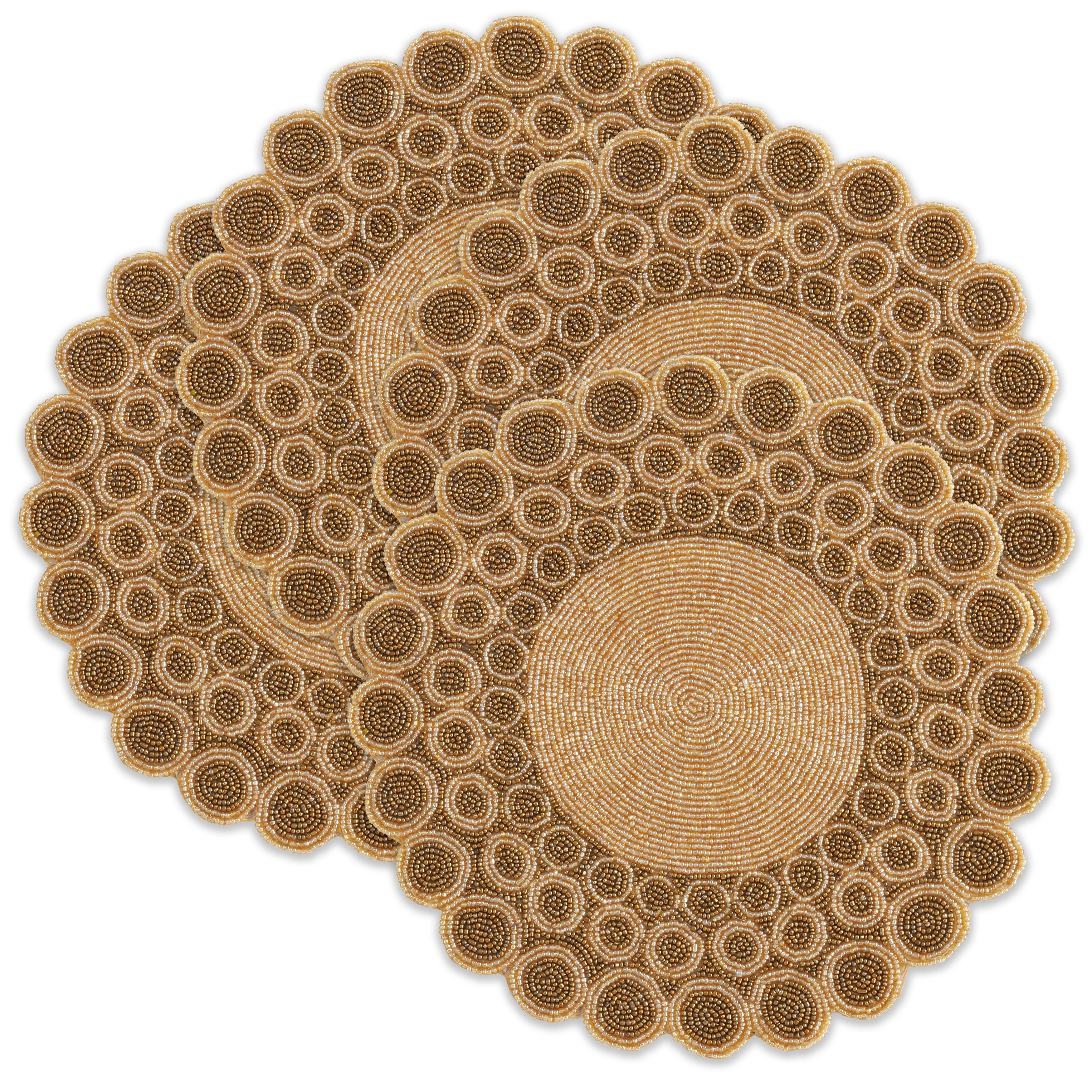 Beaded Design Placemat, Set of 4