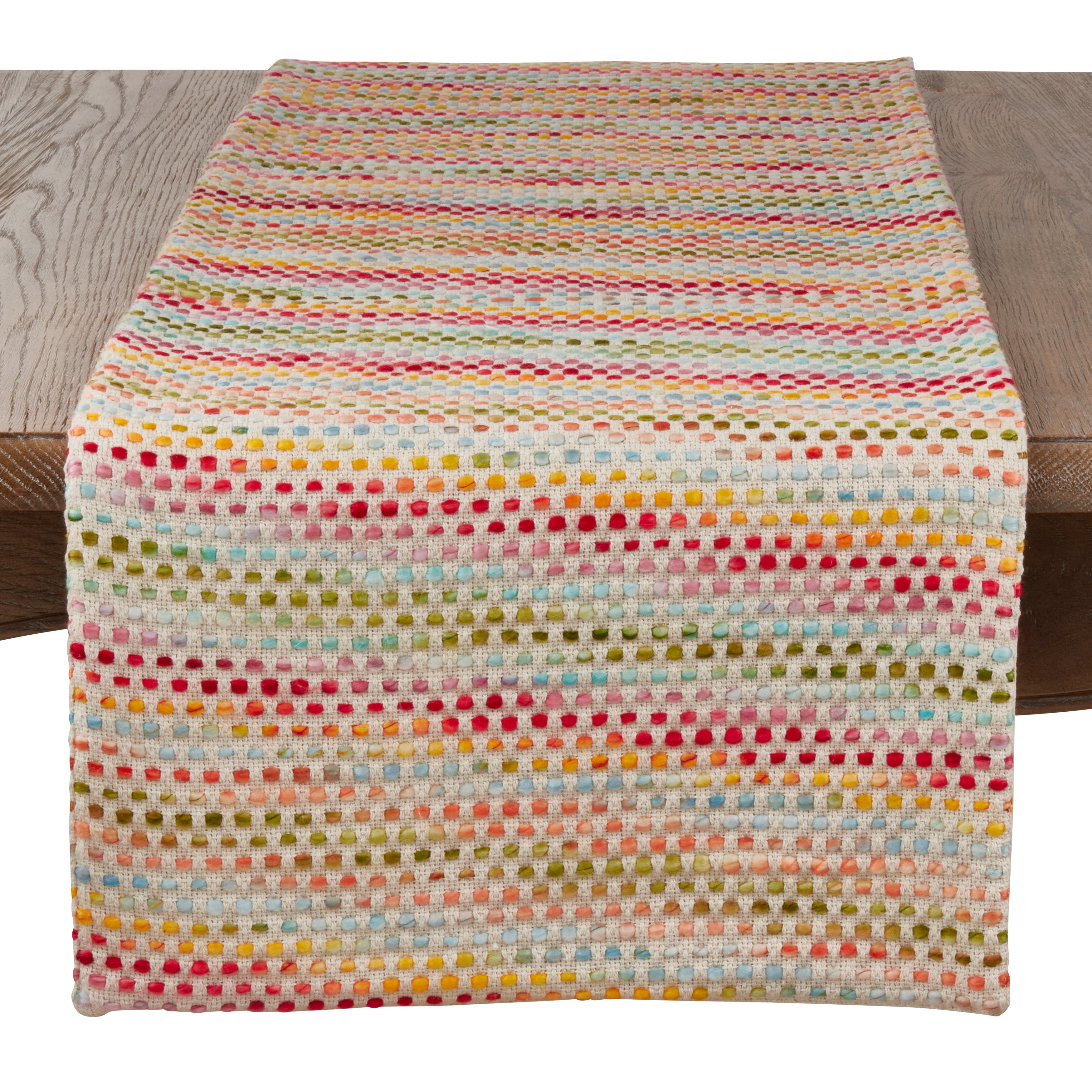 Confetti Style Woven Table Runner