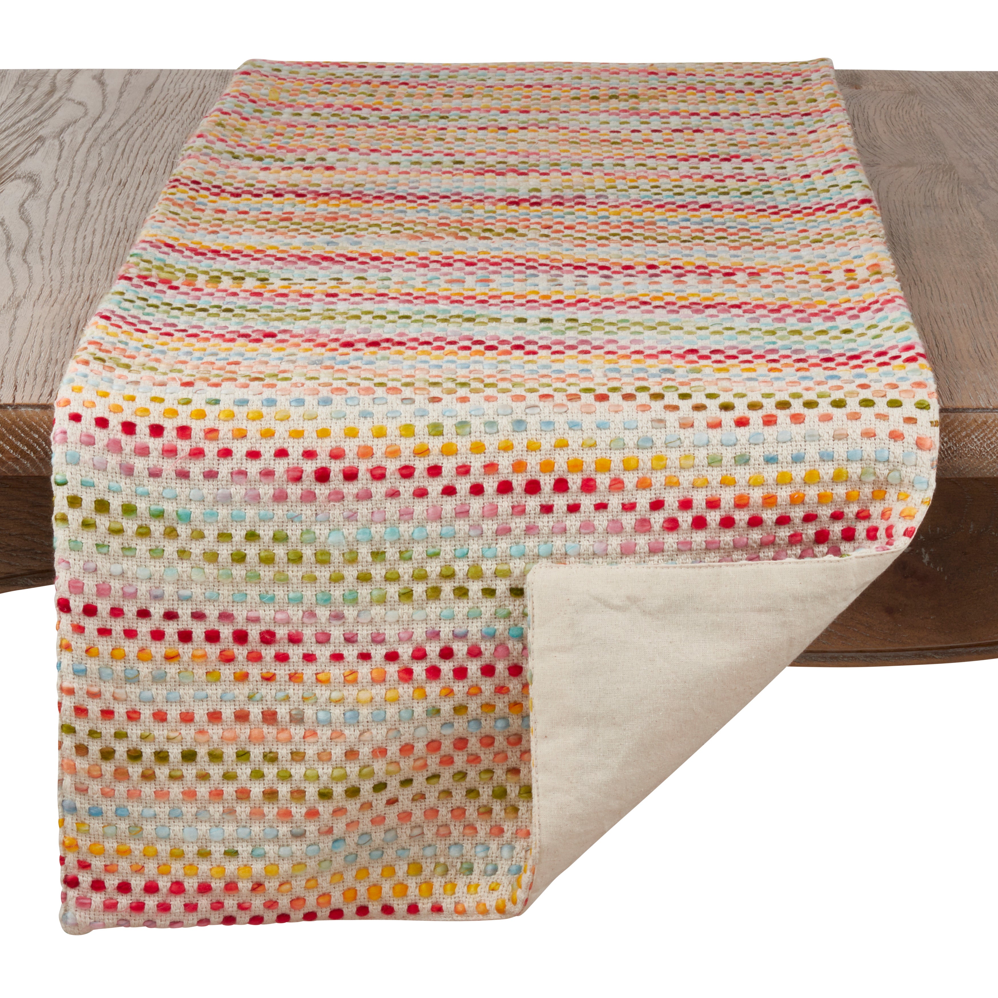 Confetti Style Woven Table Runner