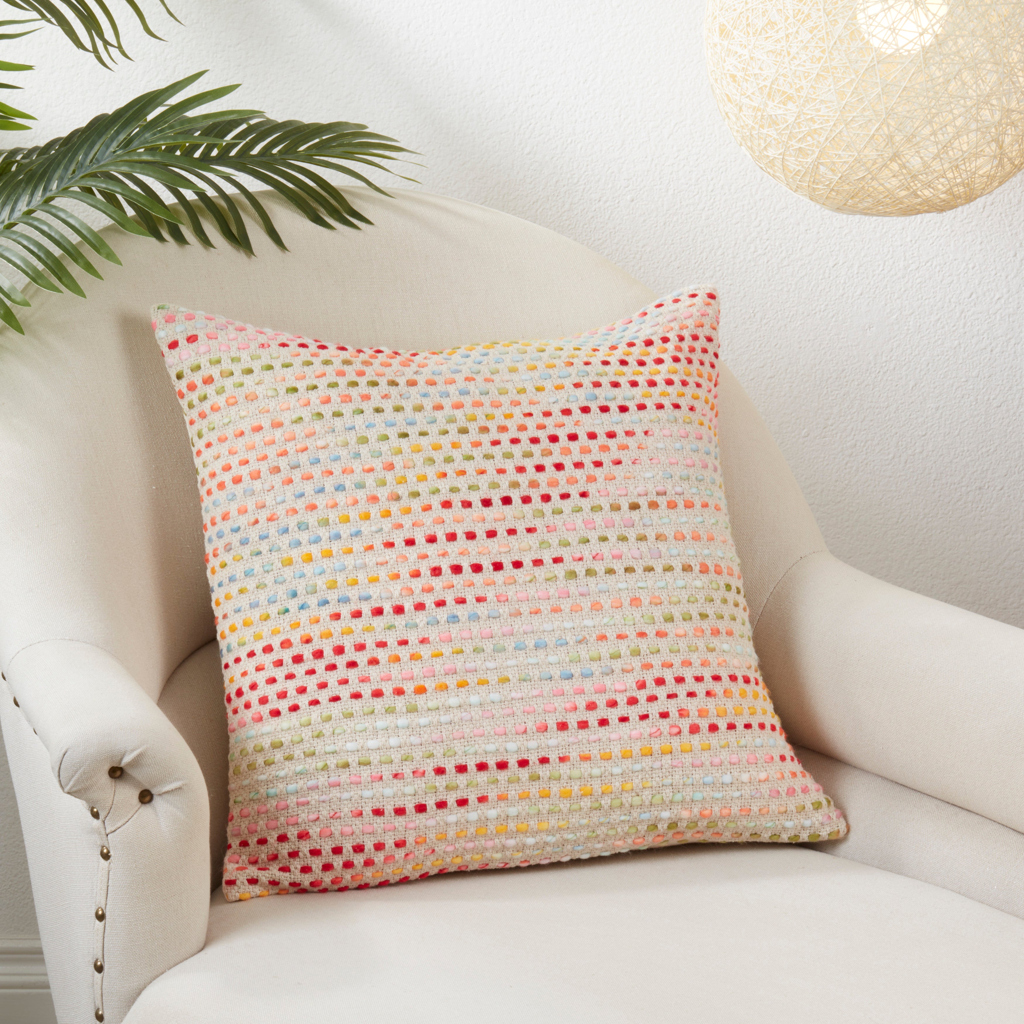 Confetti Design Throw Pillow