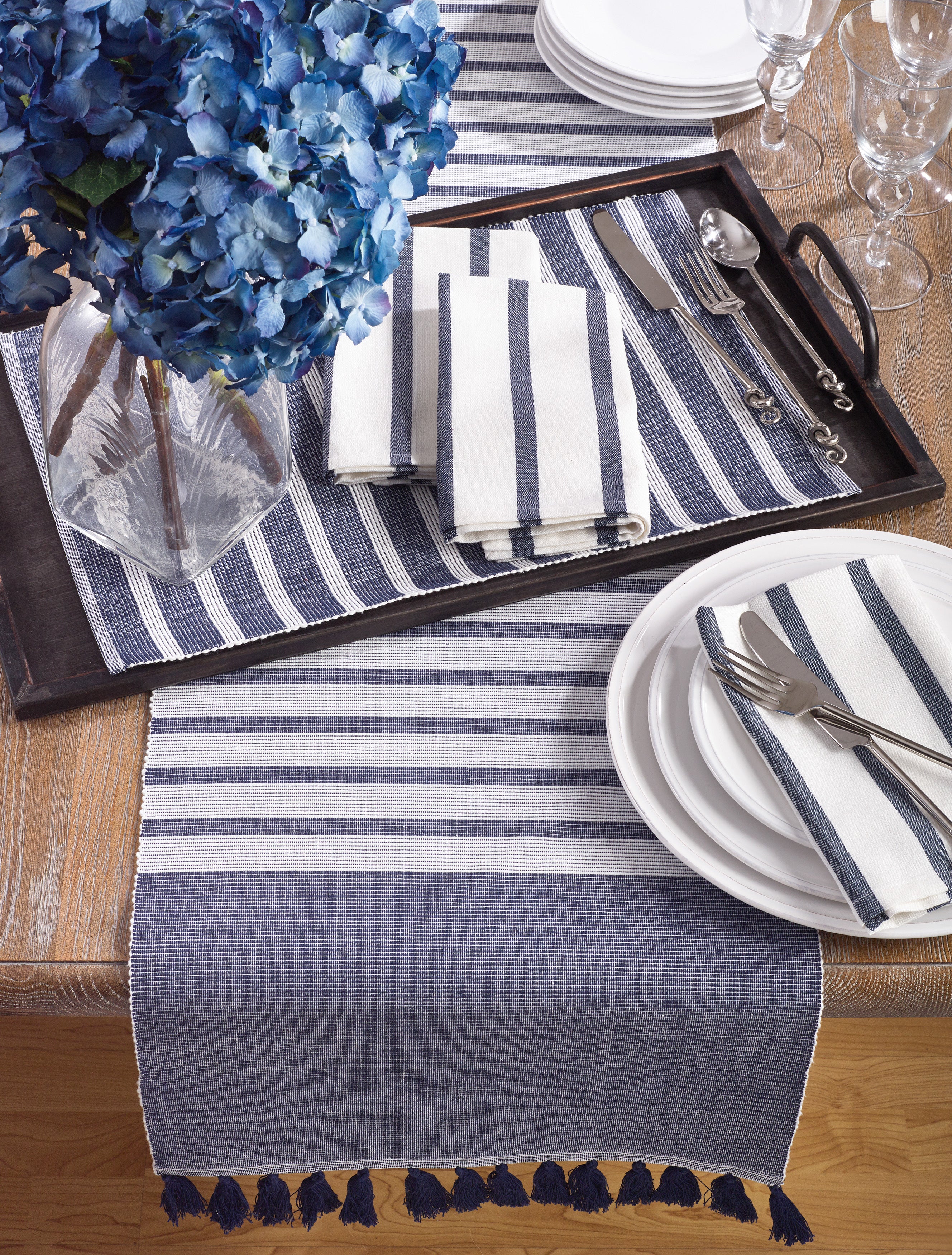Stripe Design Placemat, Set of 4
