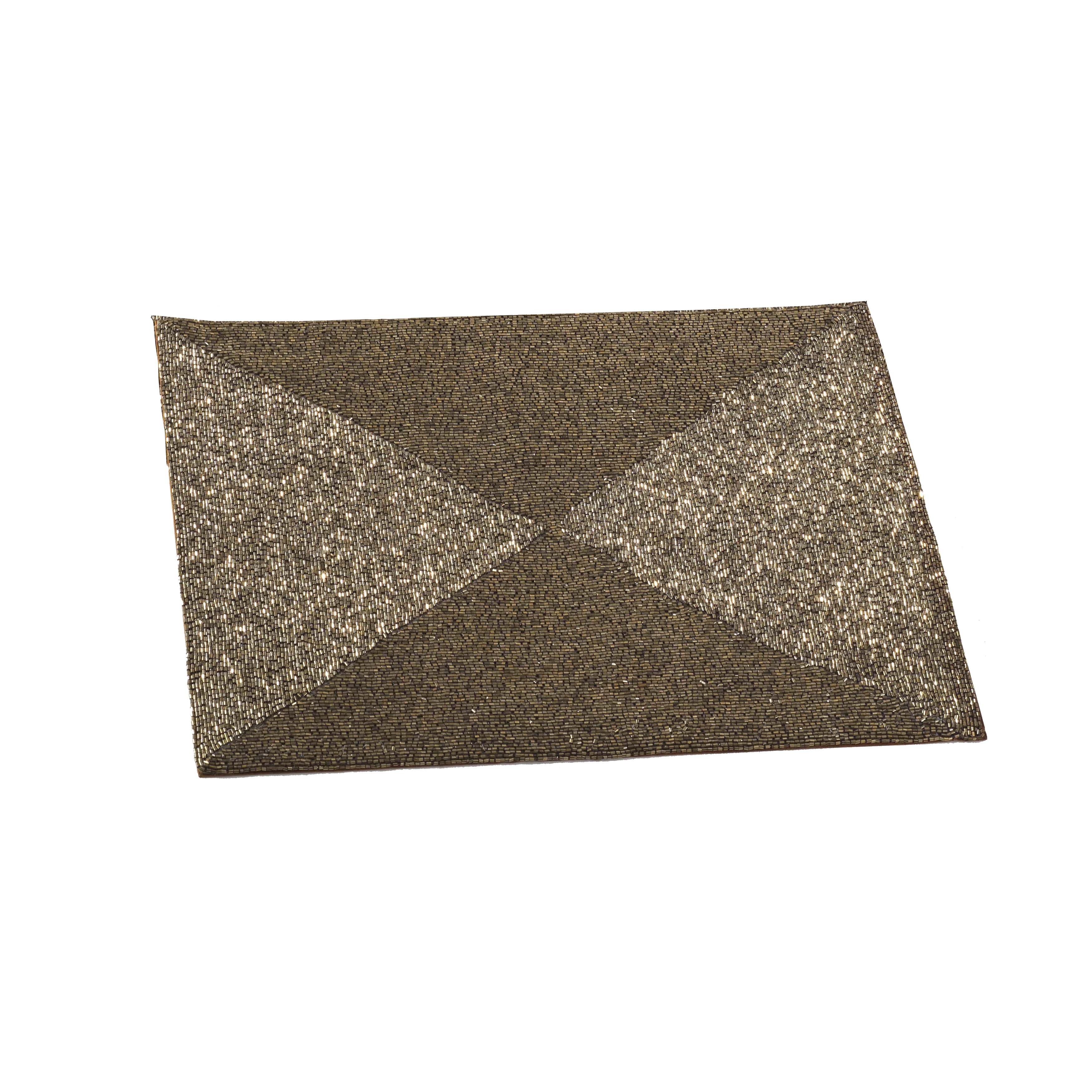 Rectangle Beaded Design Placemat, Set of 4