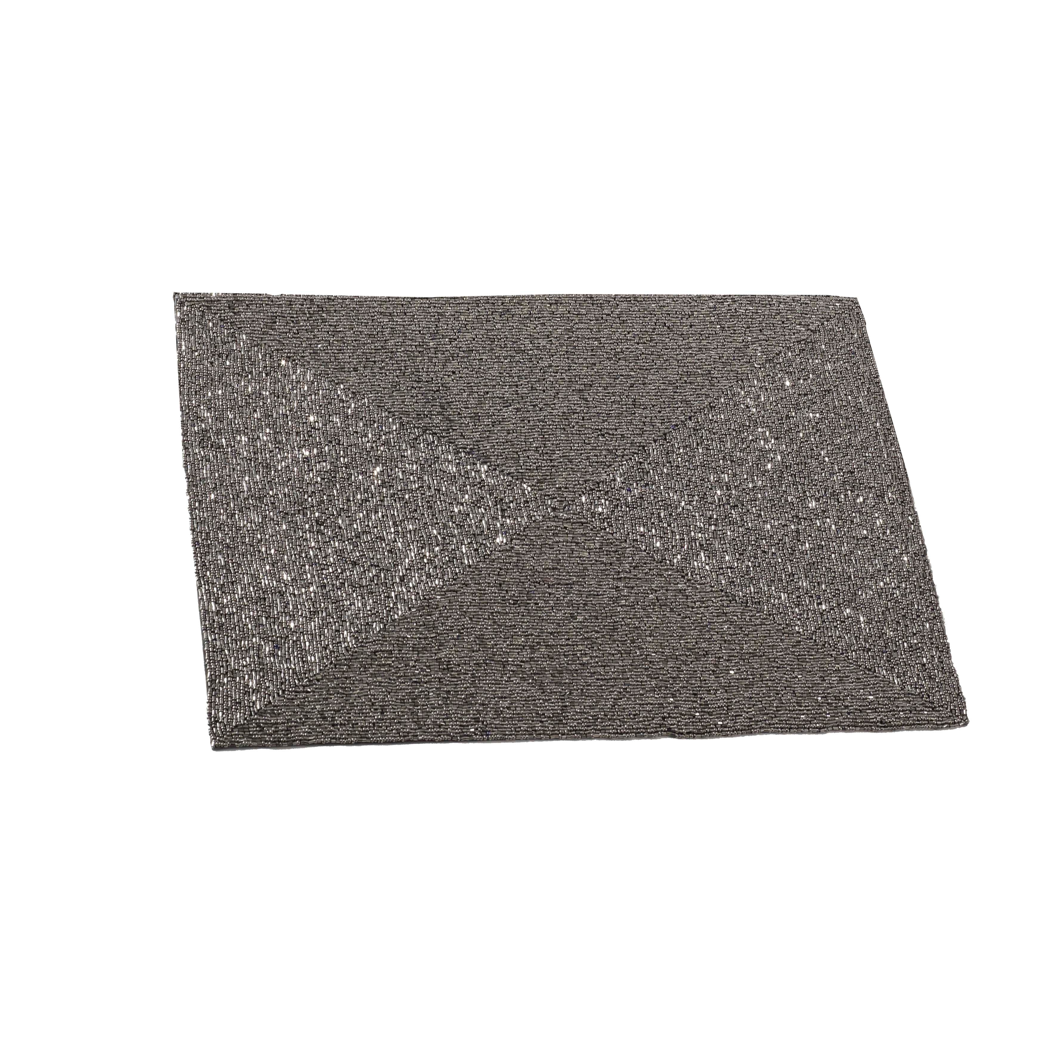 Rectangle Beaded Design Placemat, Set of 4