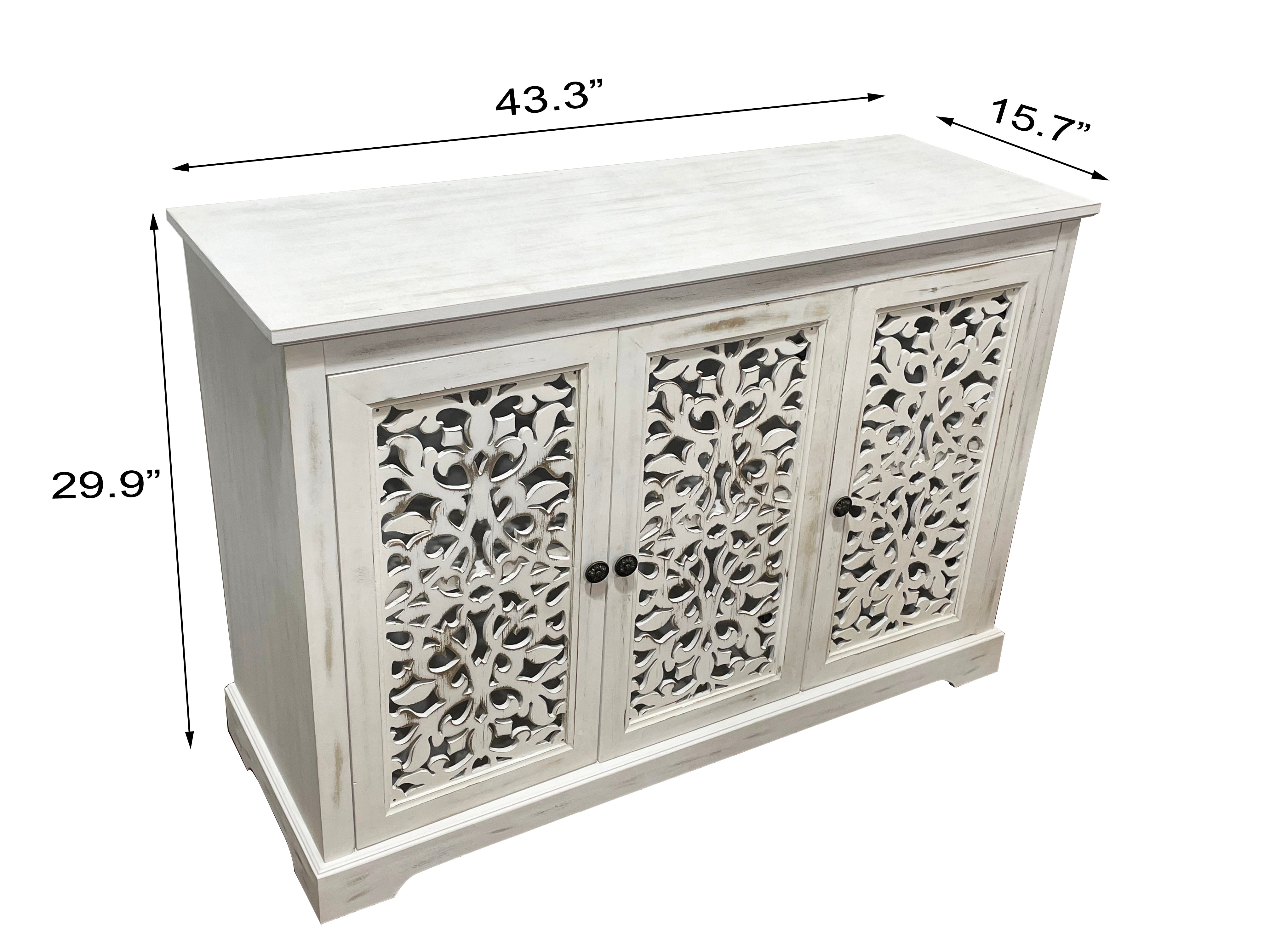 Antique Sideboard Storage Cabinet