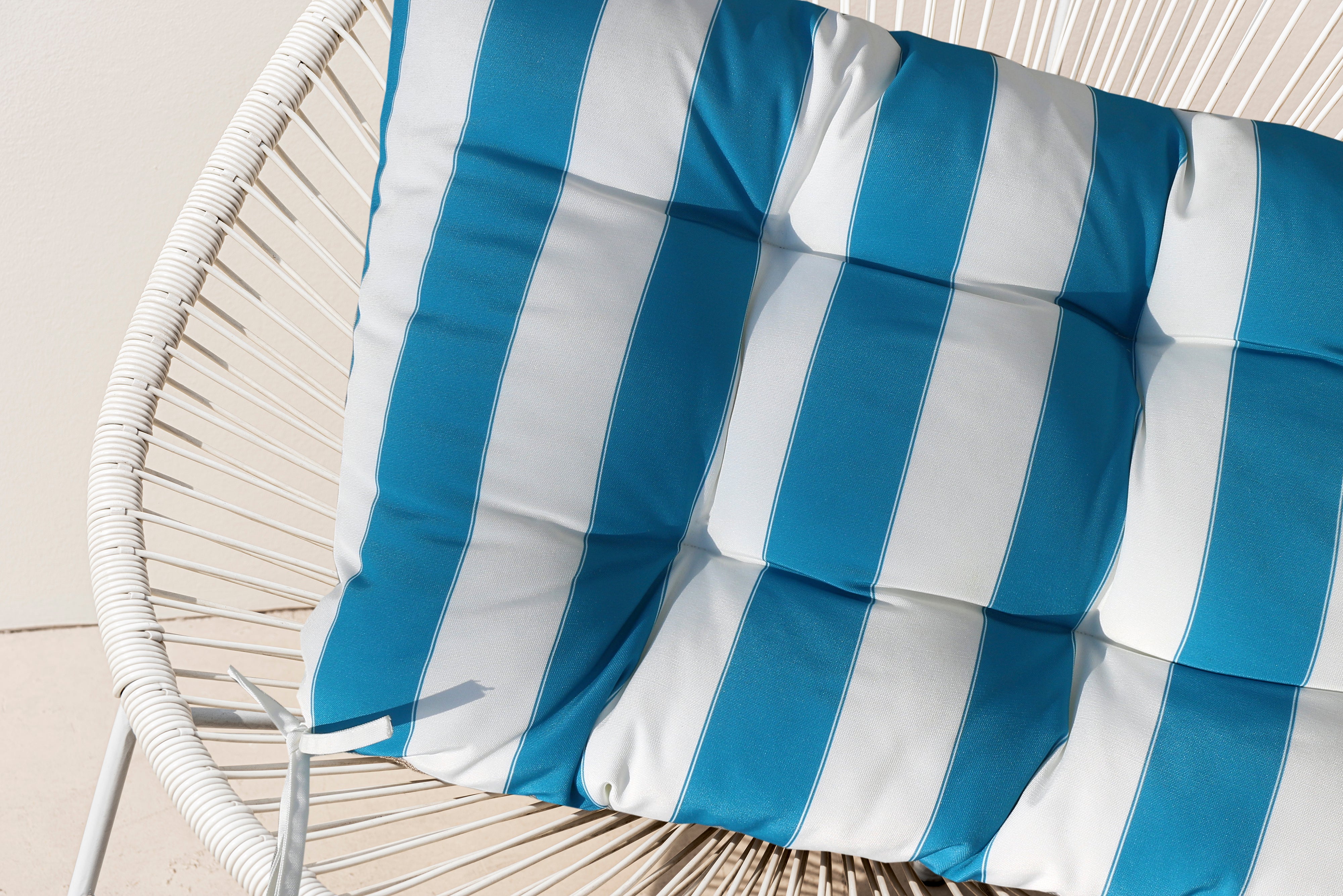 47" Tufted Outdoor Bench Cushion