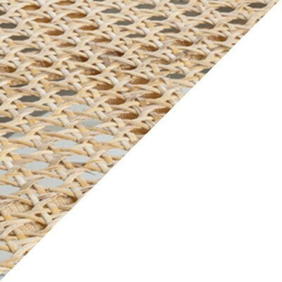 Cassis X-Back Wood Rattan Dining Chair, Set of 2