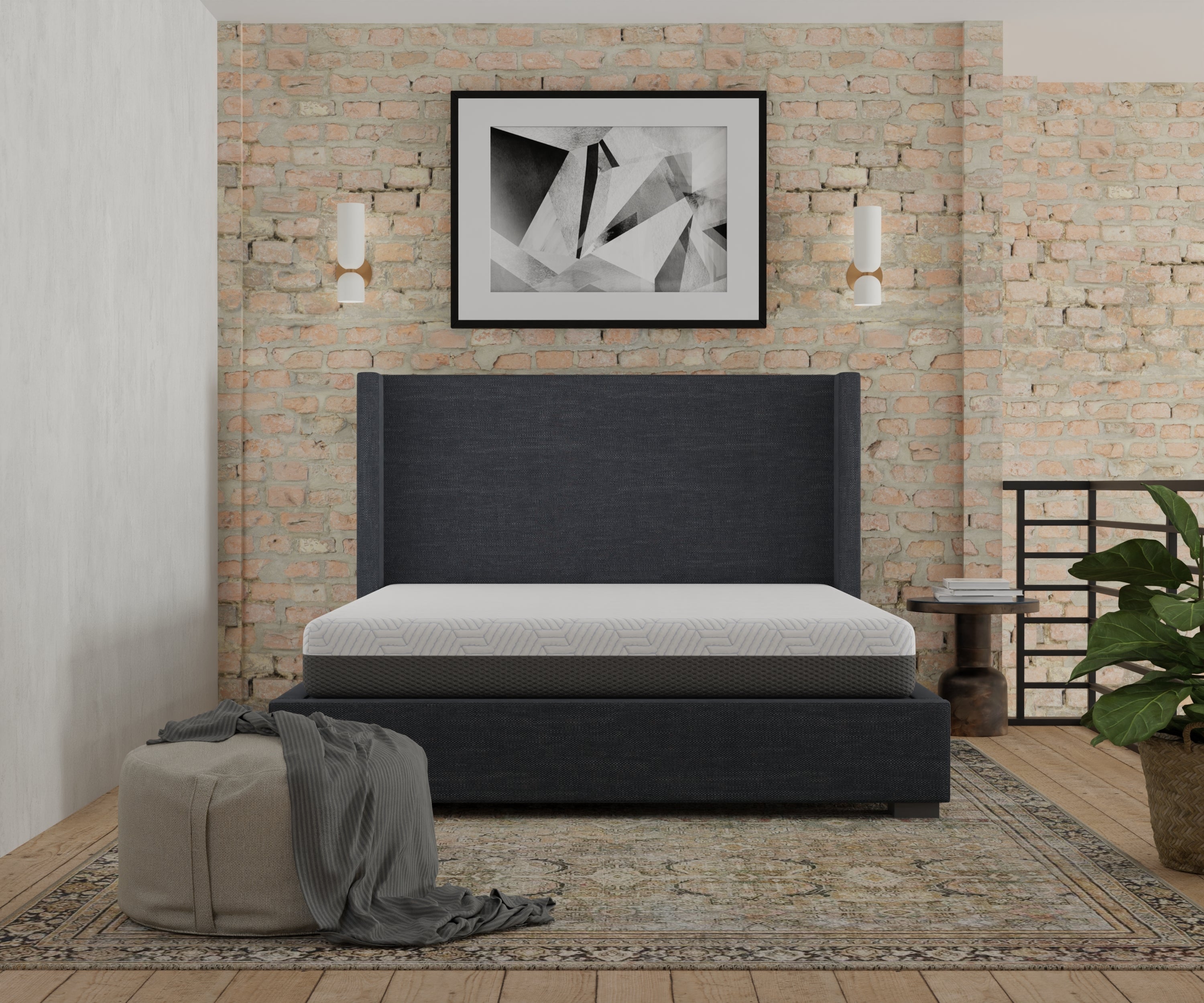BedTech Pur Chill 10" Medium Firm Mattress With Phase Change Cooling Fabric