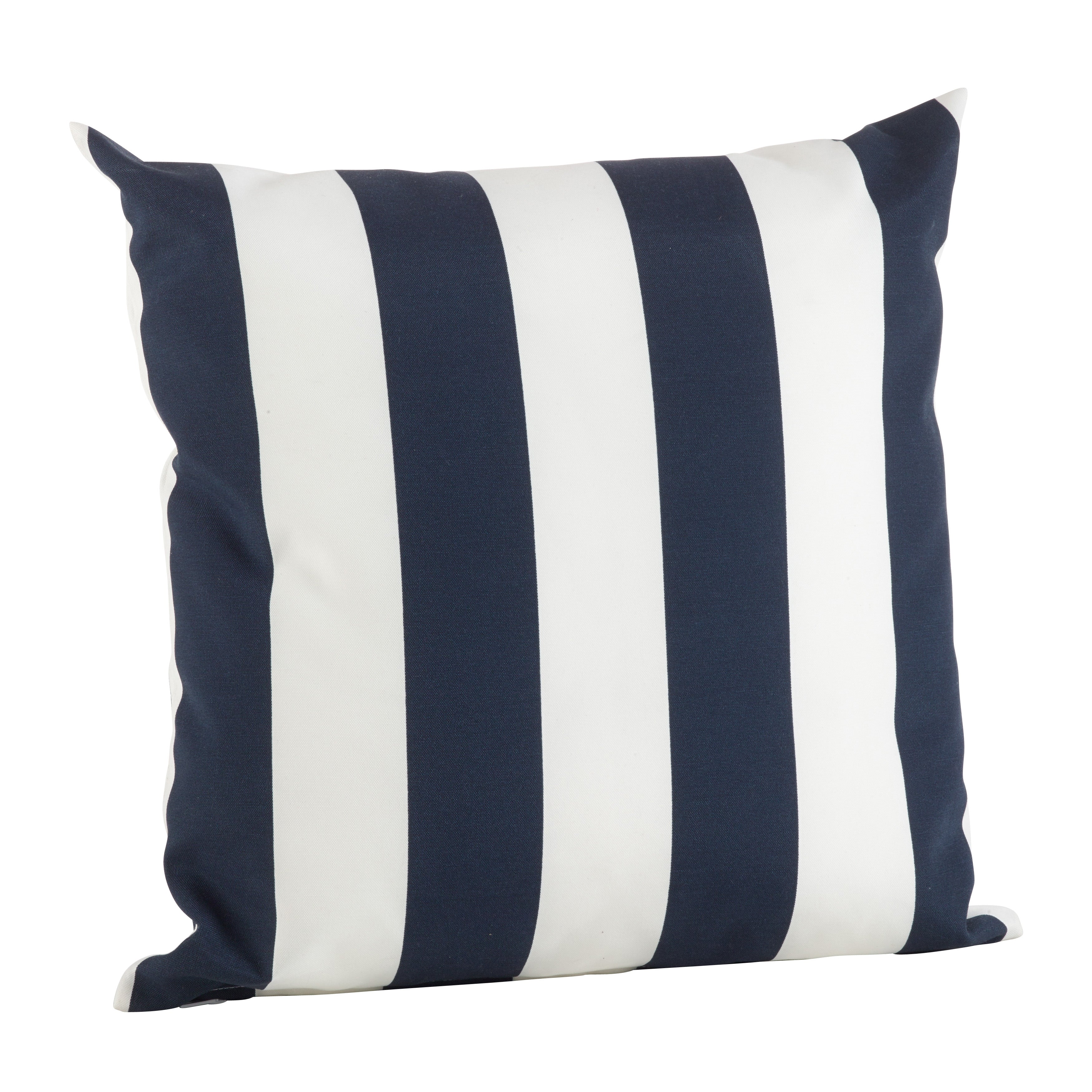 Classic Stripe Indoor/Outdoor Polyester Filled Throw Pillow
