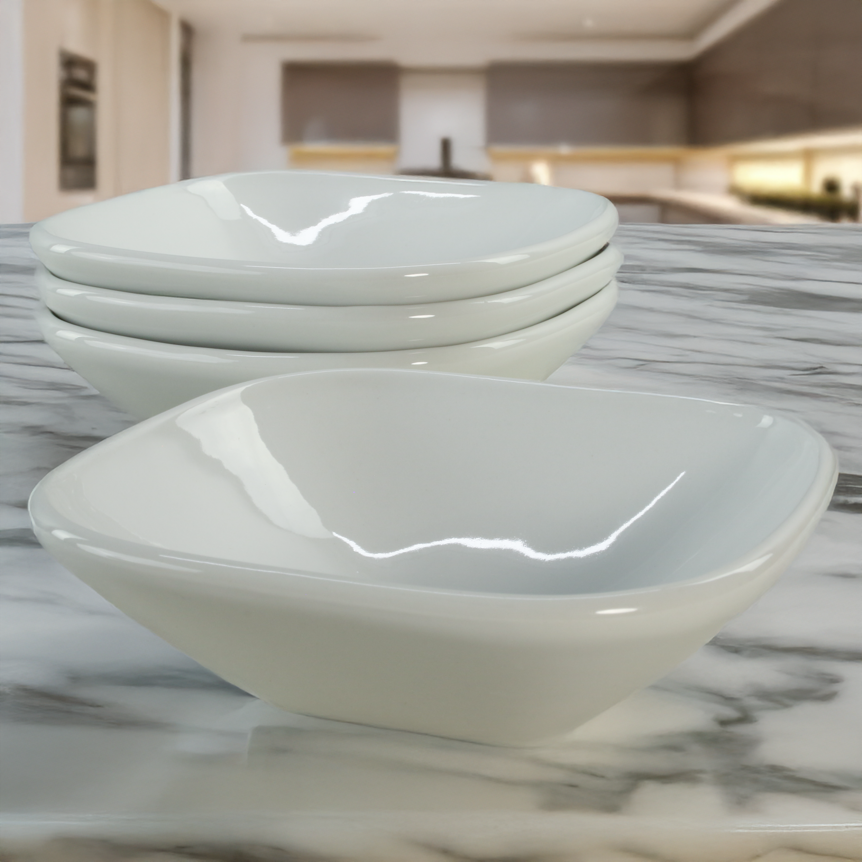 Impulse Square Cereal Bowls, Set of 4