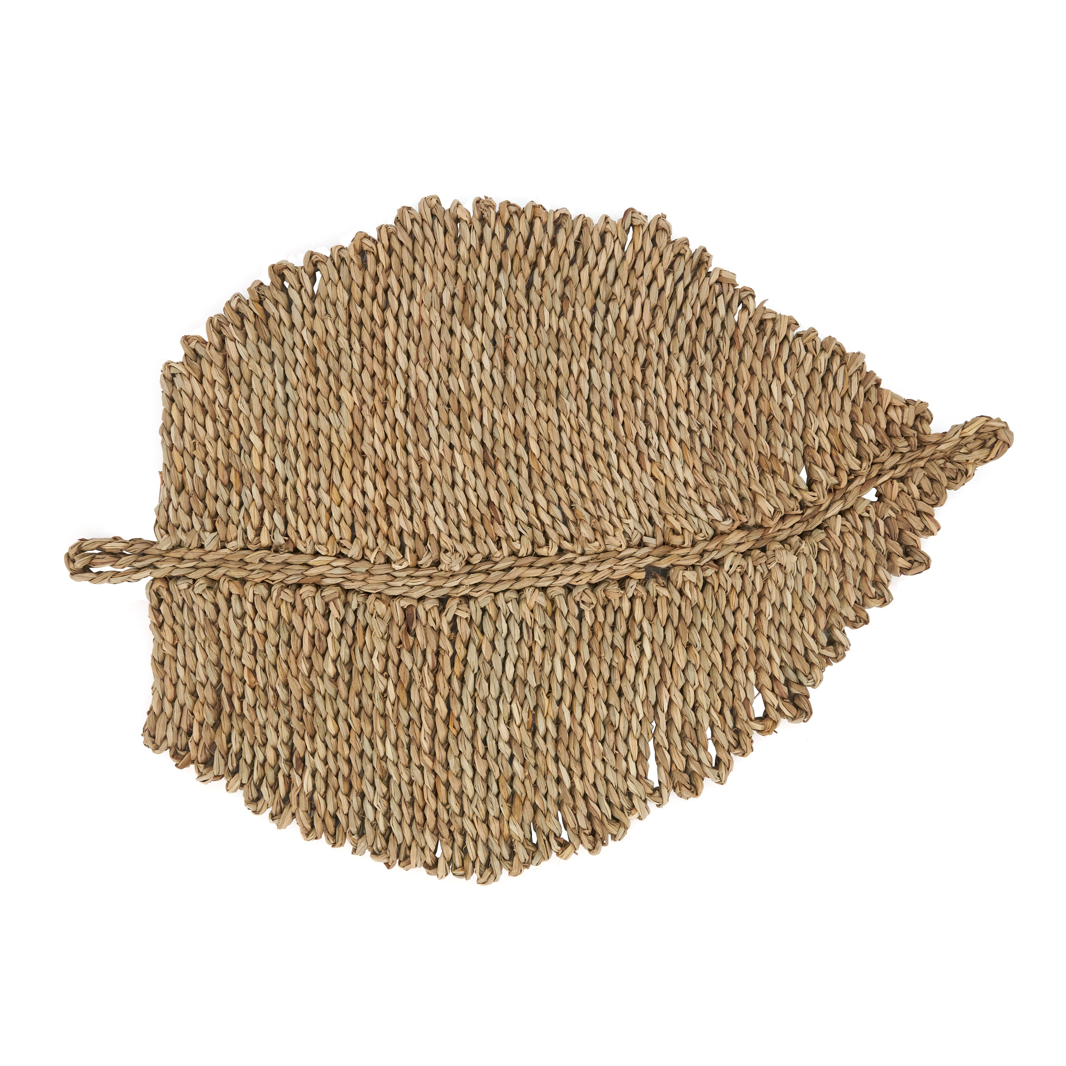 Pier 1 Sea Grass Leaf Placemat - Thumbnail 3