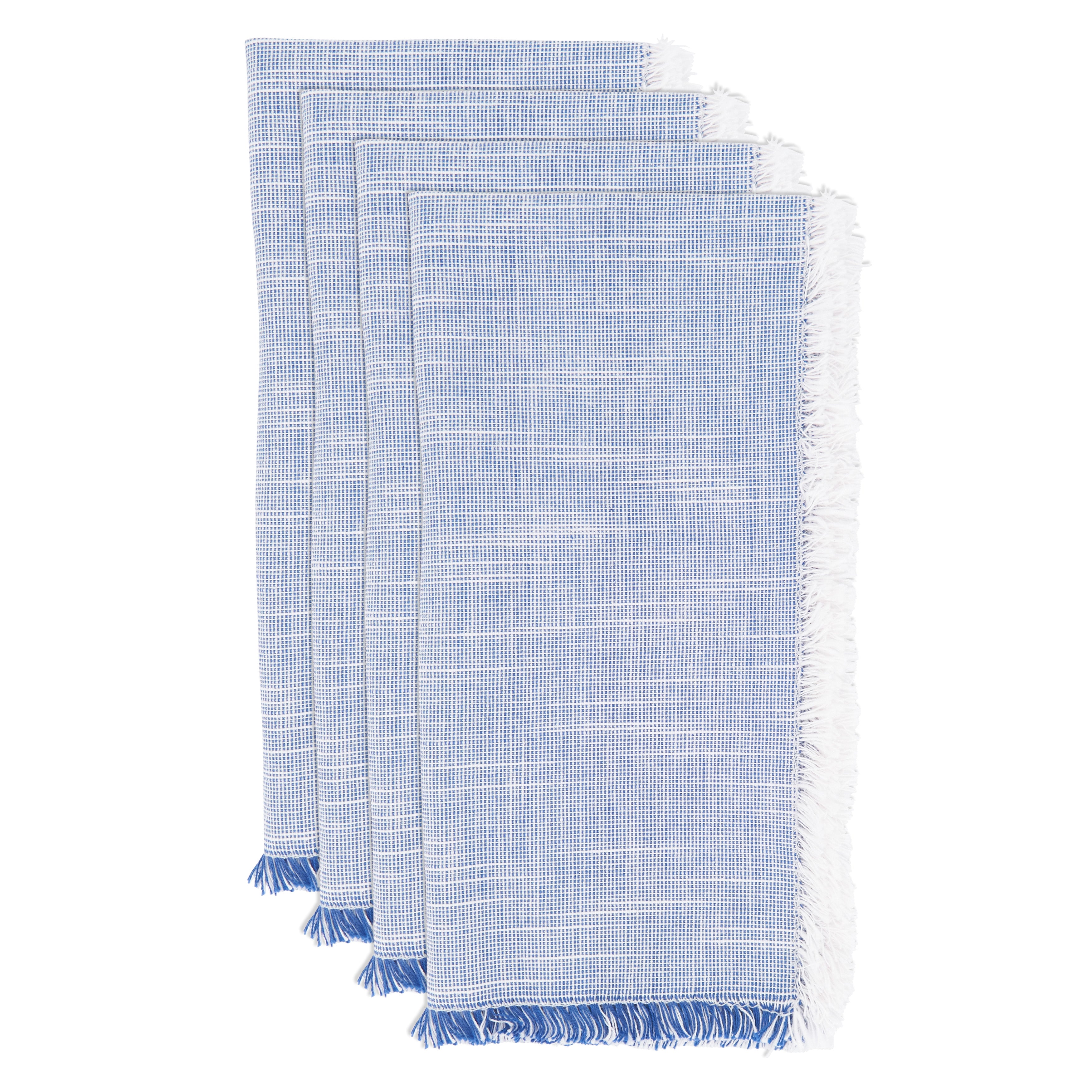 Two-Tone Fringe Napkin, Set of 4