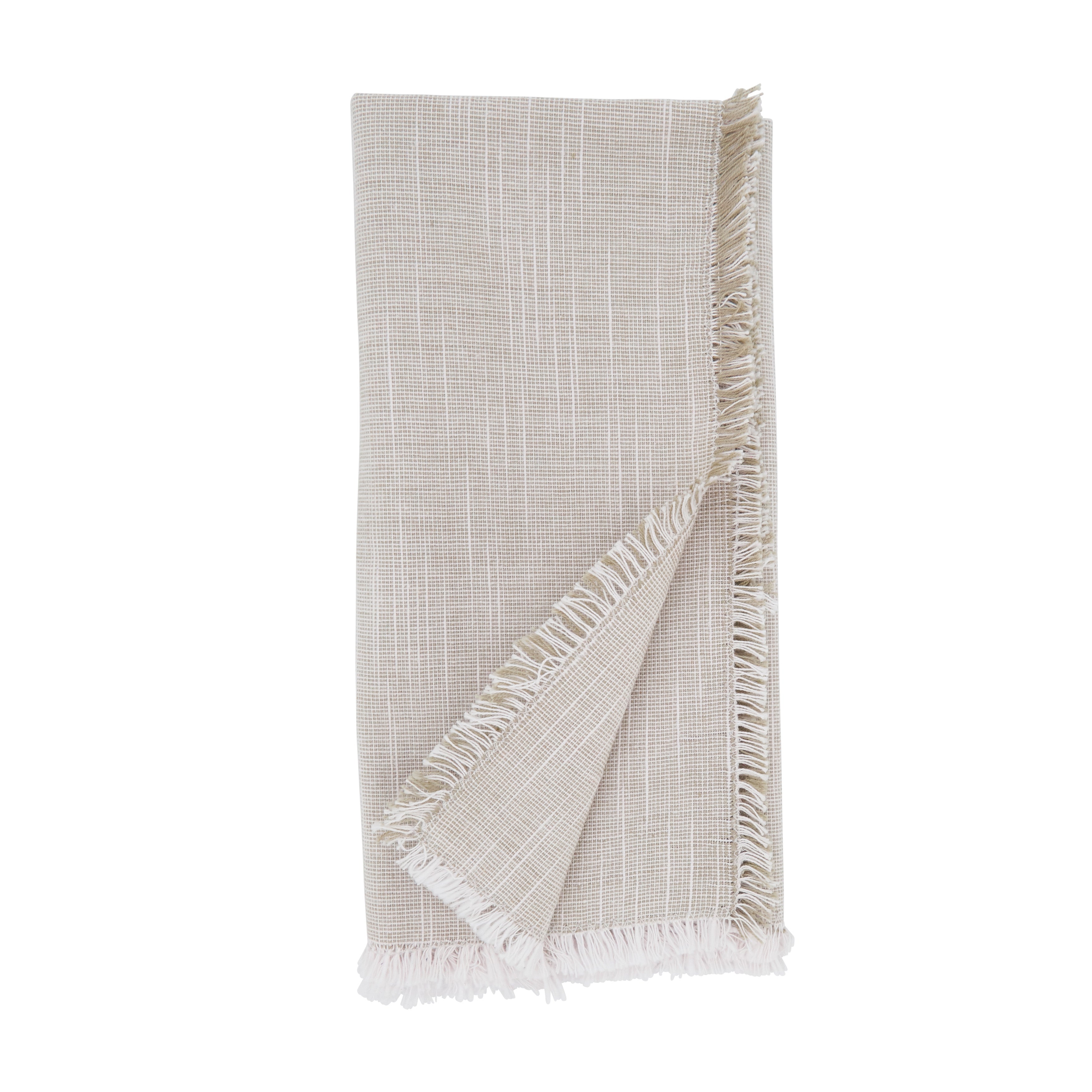 Two-Tone Fringe Napkin, Set of 4