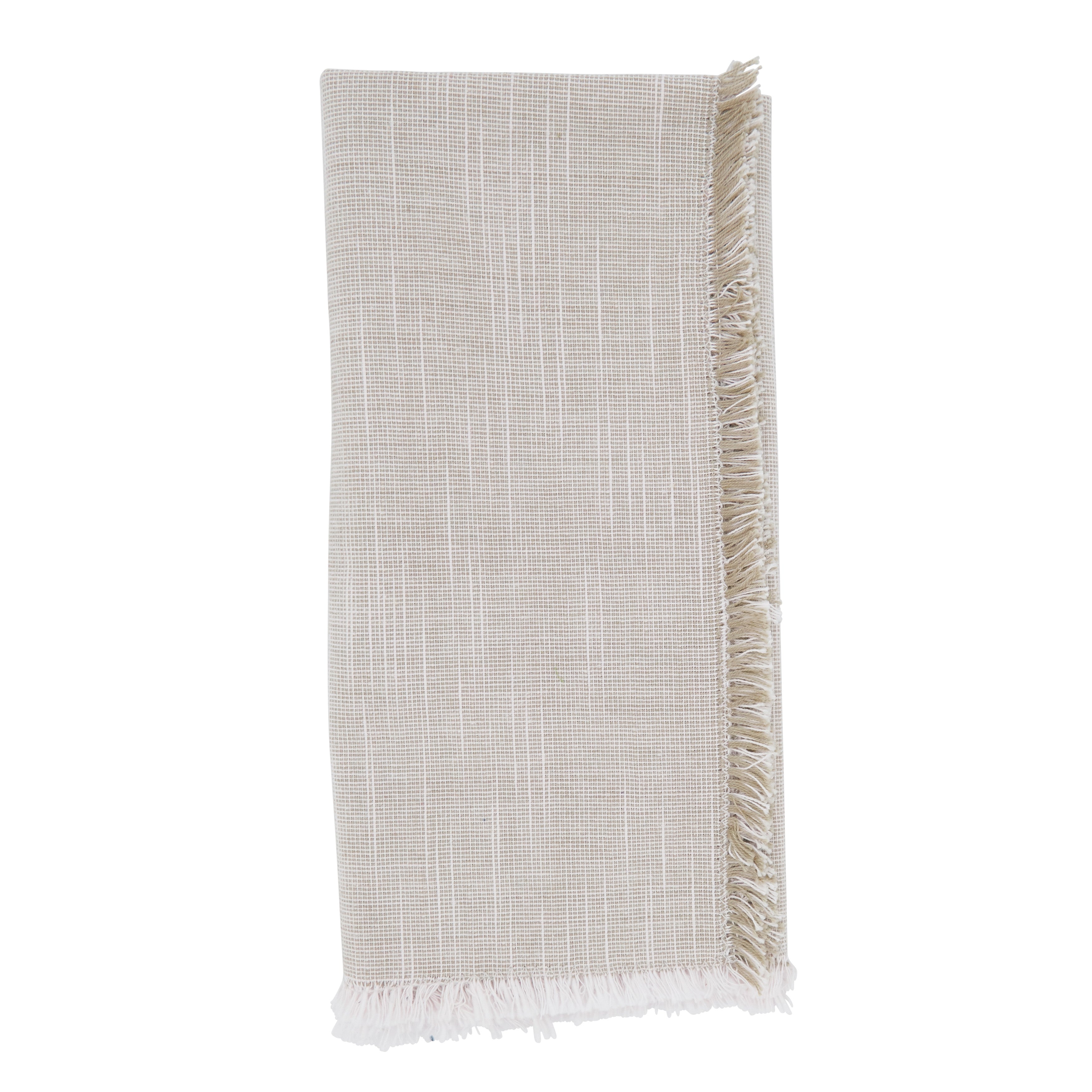 Two-Tone Fringe Napkin, Set of 4