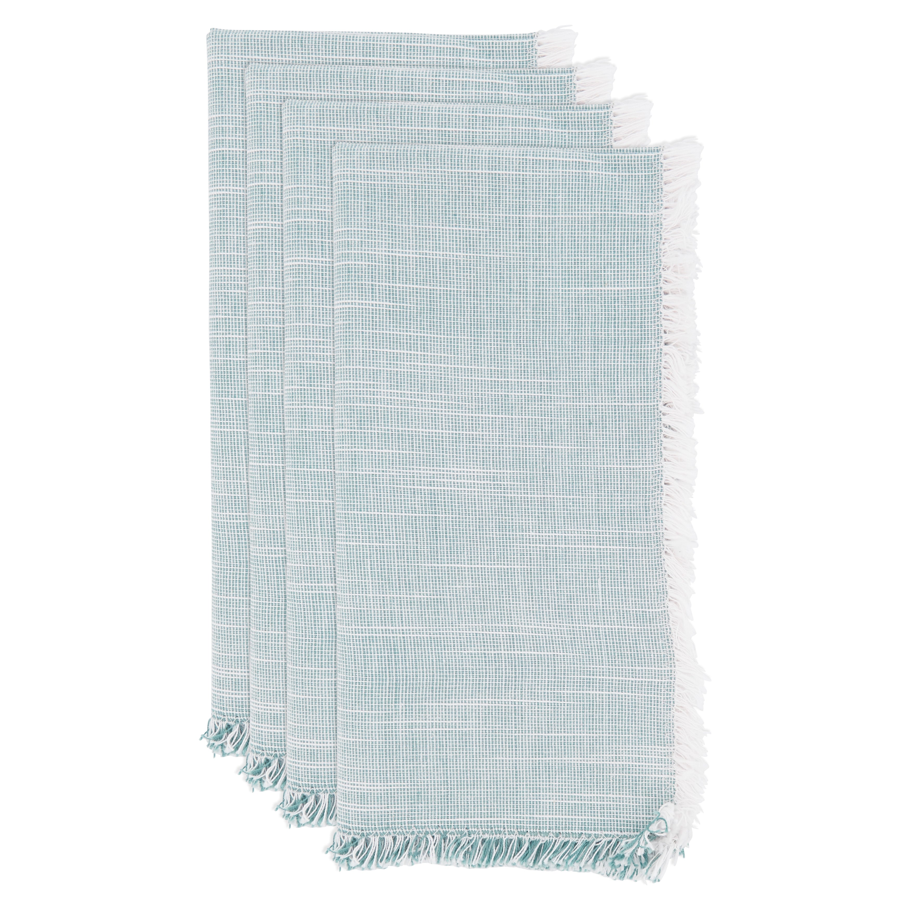 Two-Tone Fringe Napkin, Set of 4