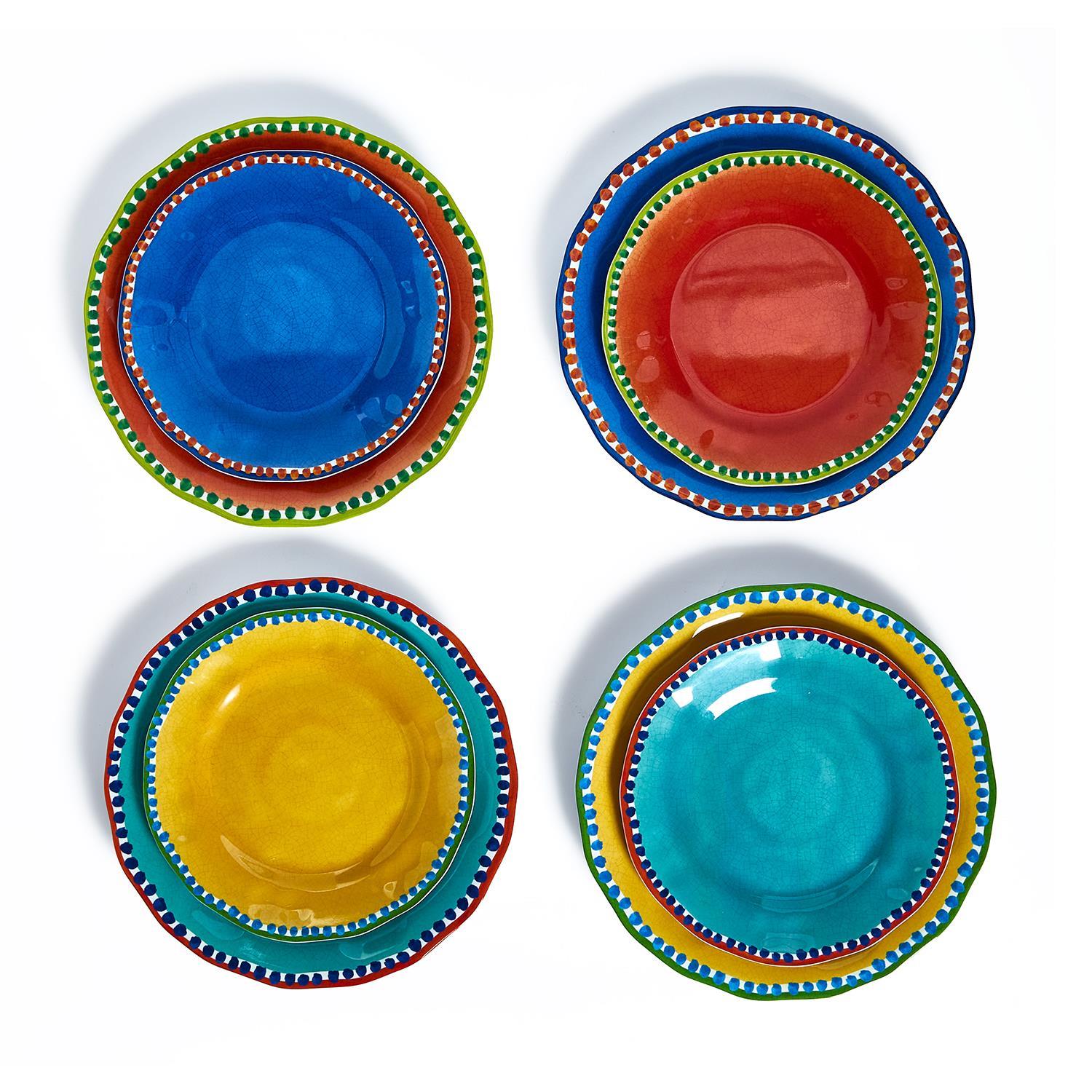 Color Play Dinner Plates, Set of 4