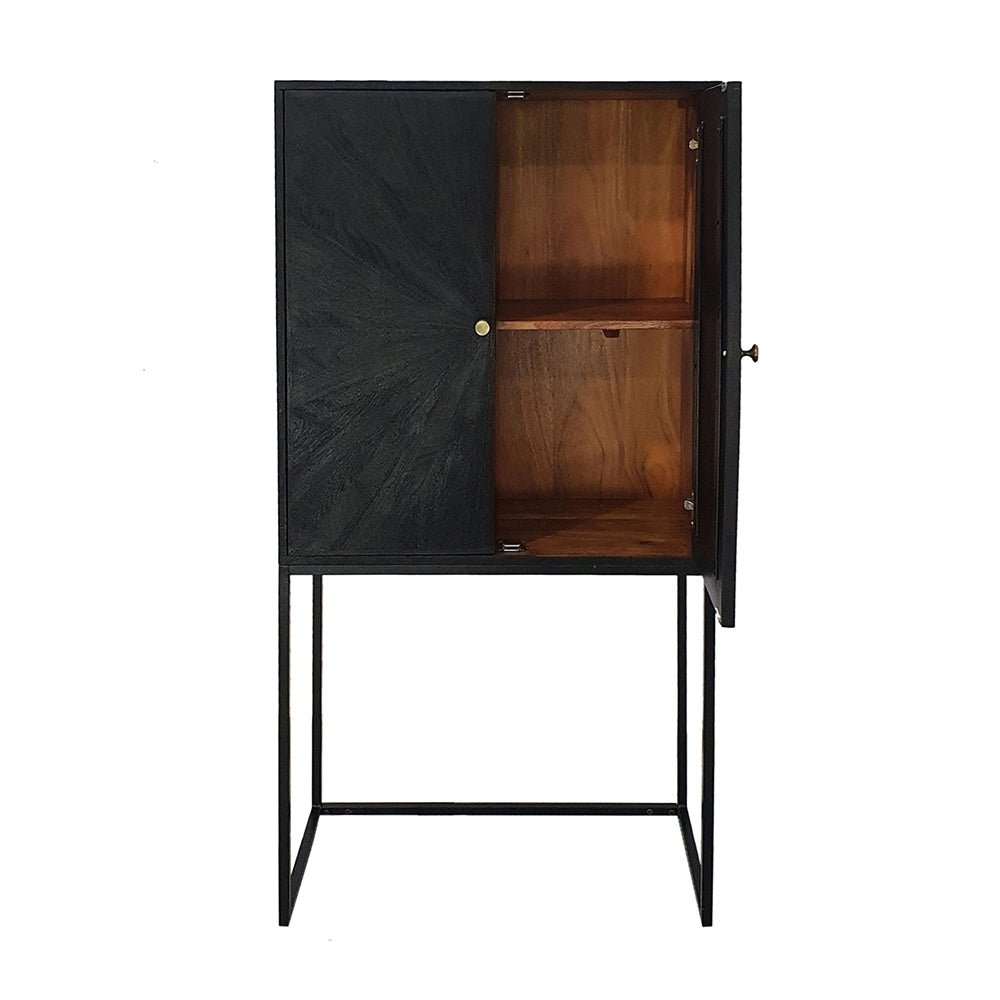 Minimalist Black Cabinet
